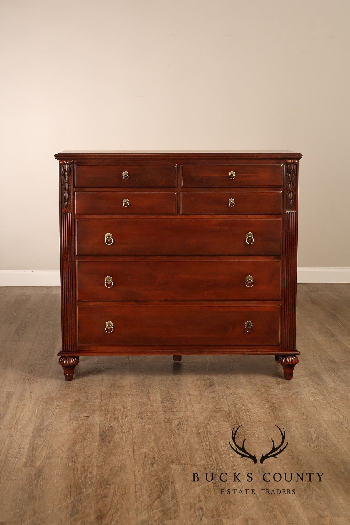 Ethan Allen British Classics Collection "Dawson" Maple And Birch Dresser