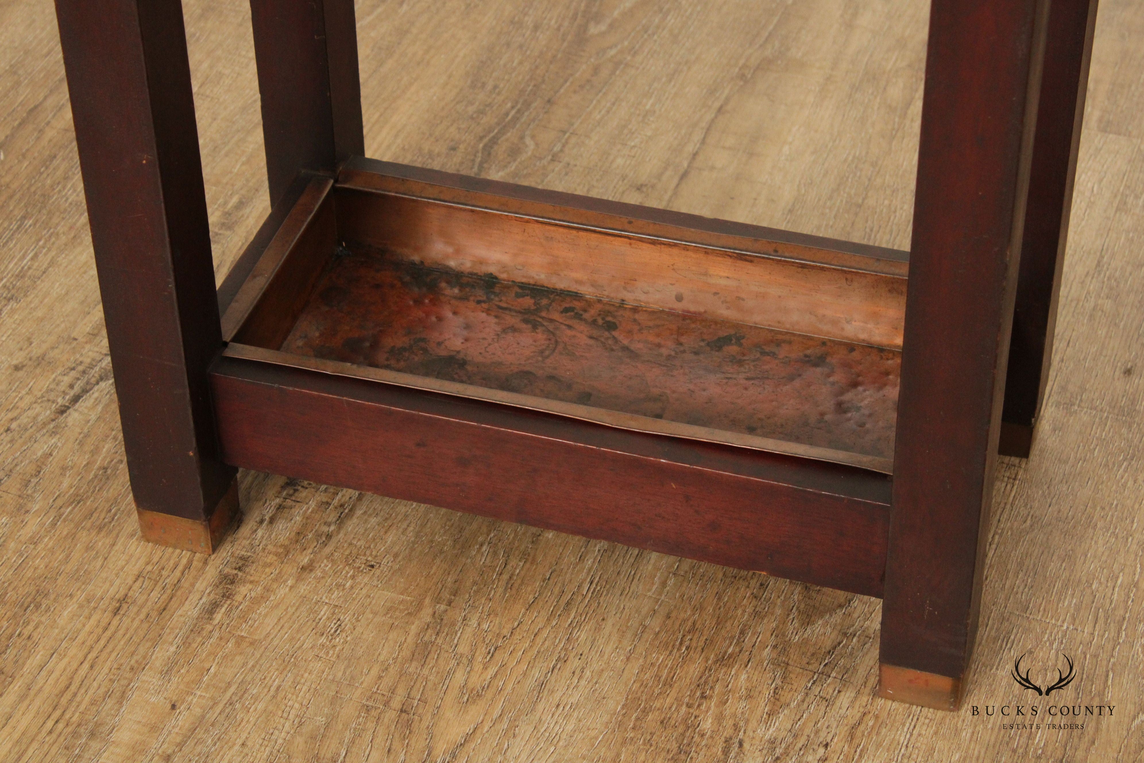 Antique Mission Style Umbrella Stand