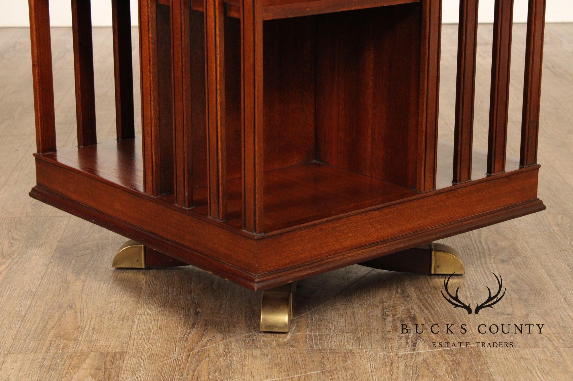 Edwardian Style Mahogany Revolving Bookcase