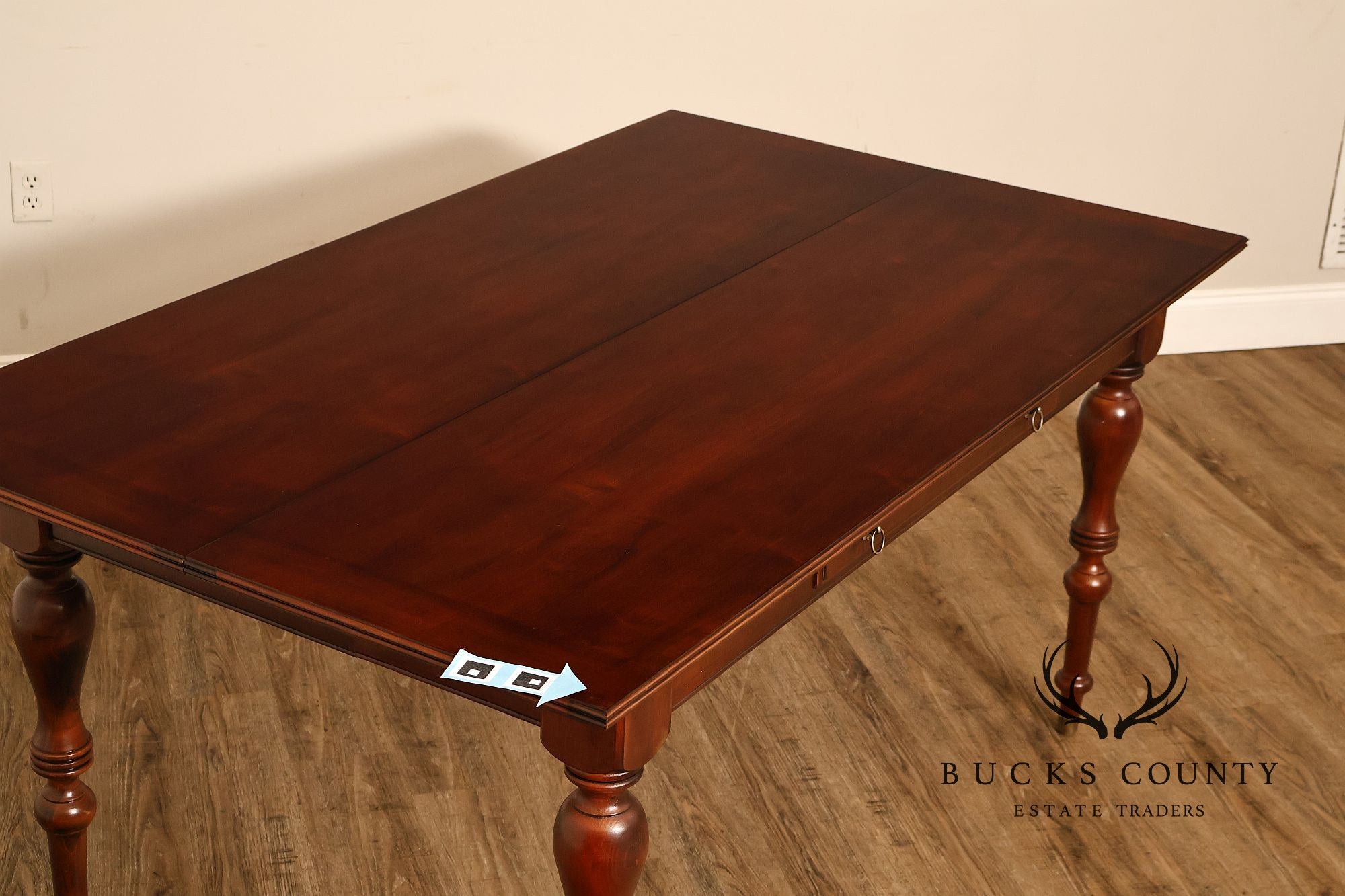Ethan Allen British Classics Cherry Flip Top Console Dining Table