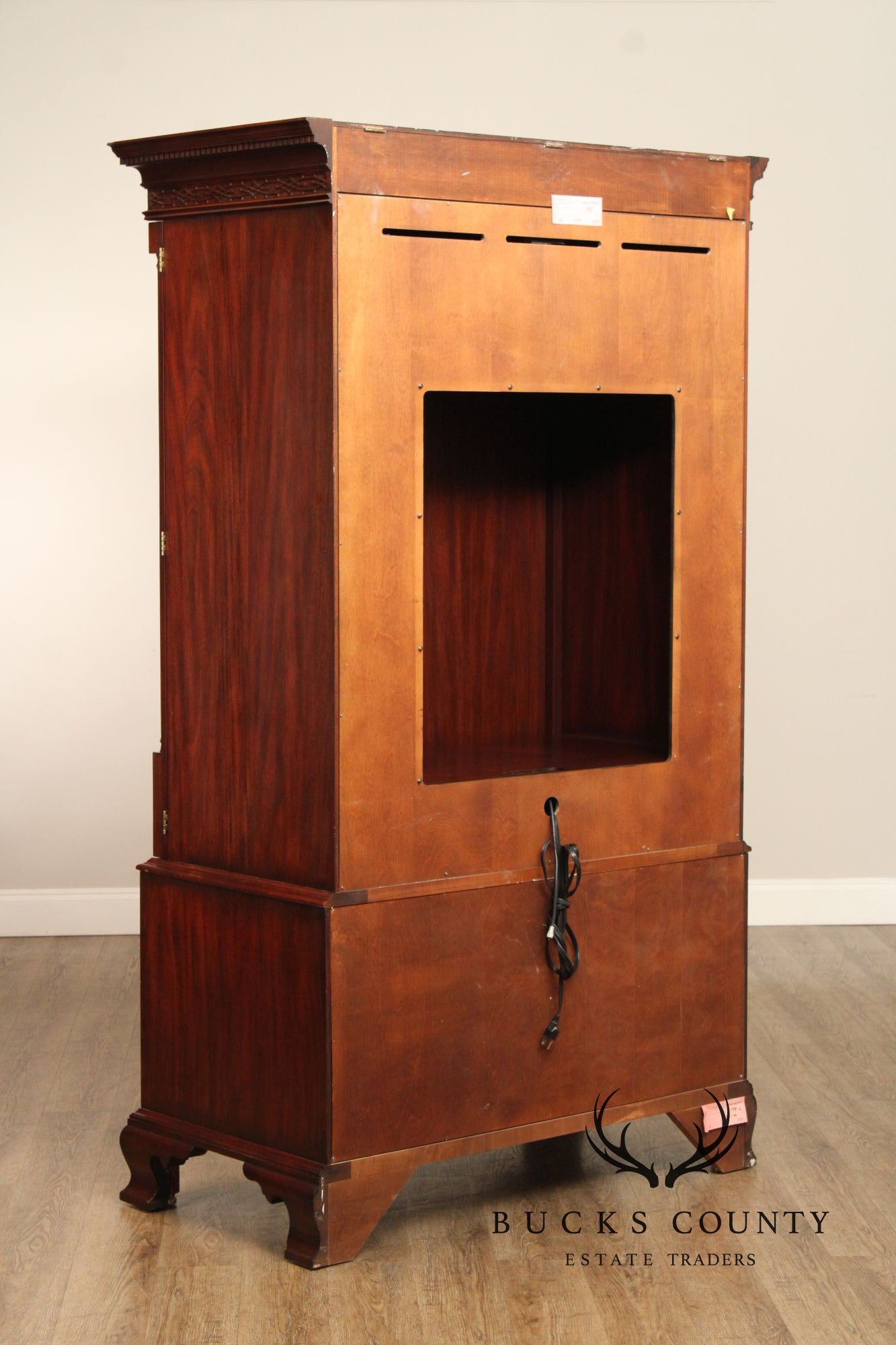 Henkel Harris Georgian Style Mahogany Armoire