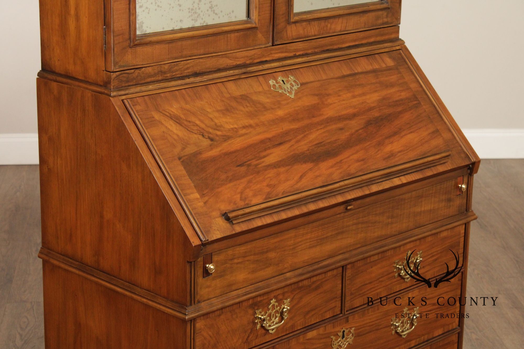 Baker Collectors' Edition Walnut Secretary Desk