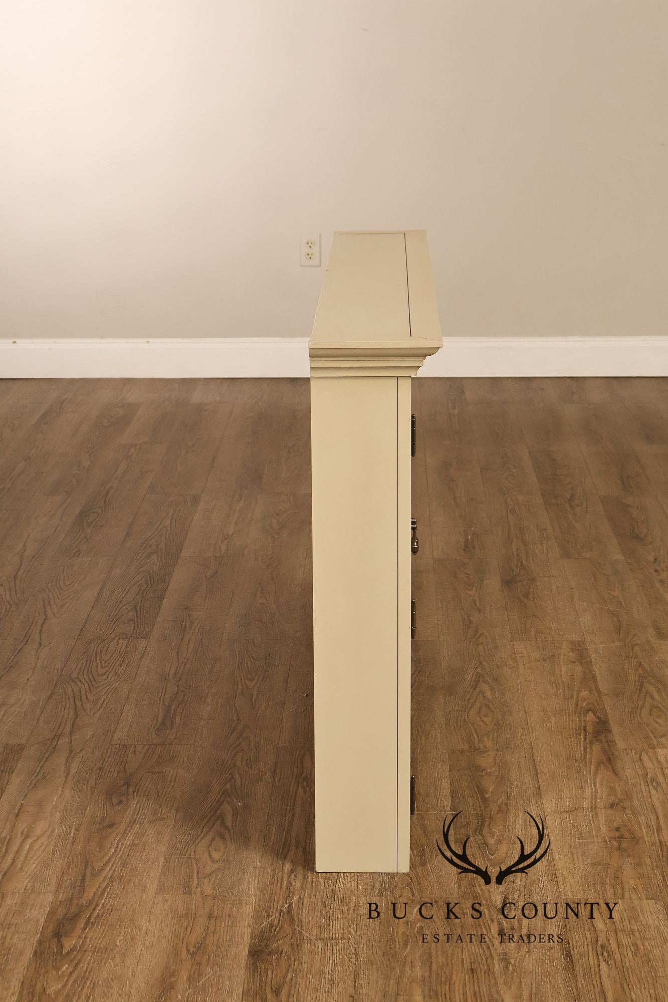 Vintage Ballard Designs Hughes Painted Media Console Cabinet
