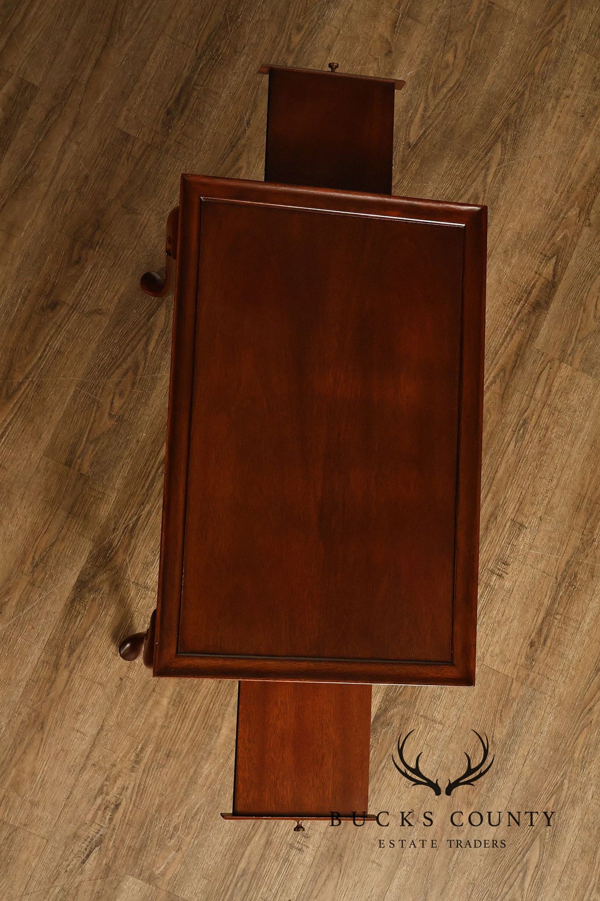 Queen Anne Style Mahogany Tea Side Table