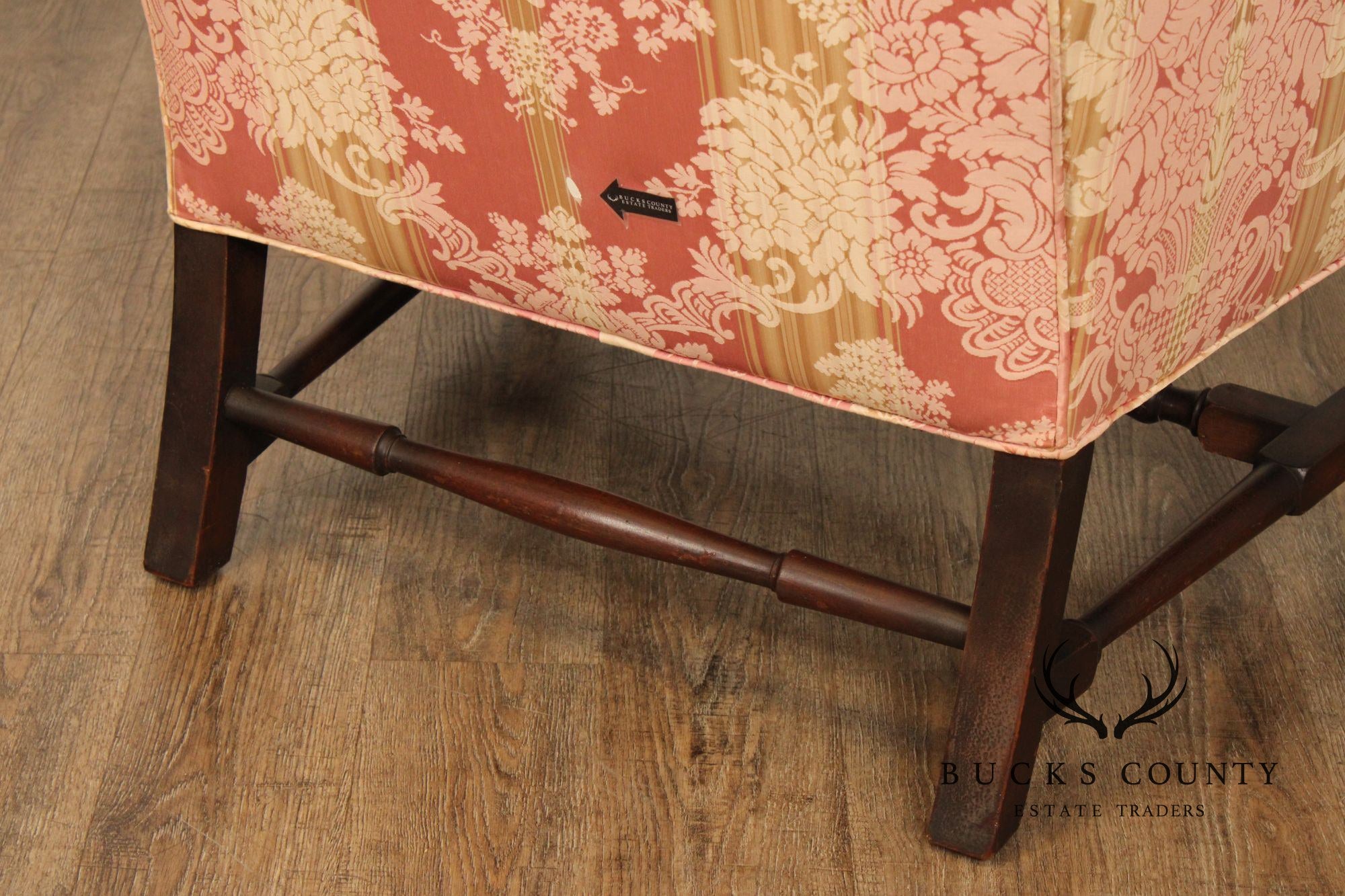 Chippendale Style Ball and Claw Foot Wing Chair