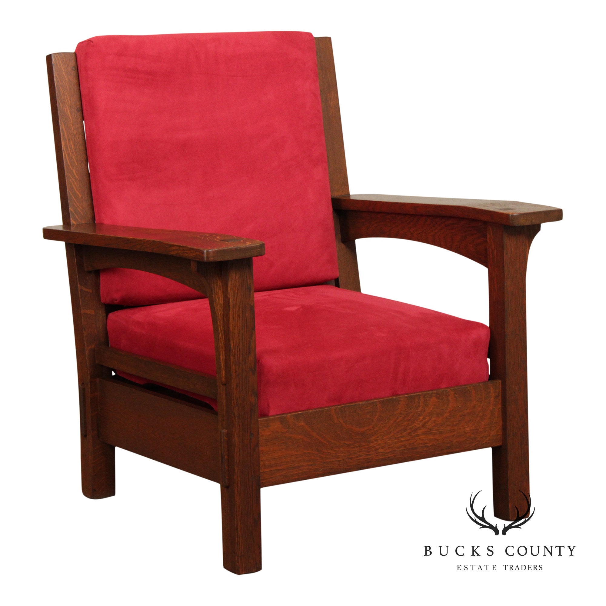 Charles Stickley Antique Mission Oak Armchair