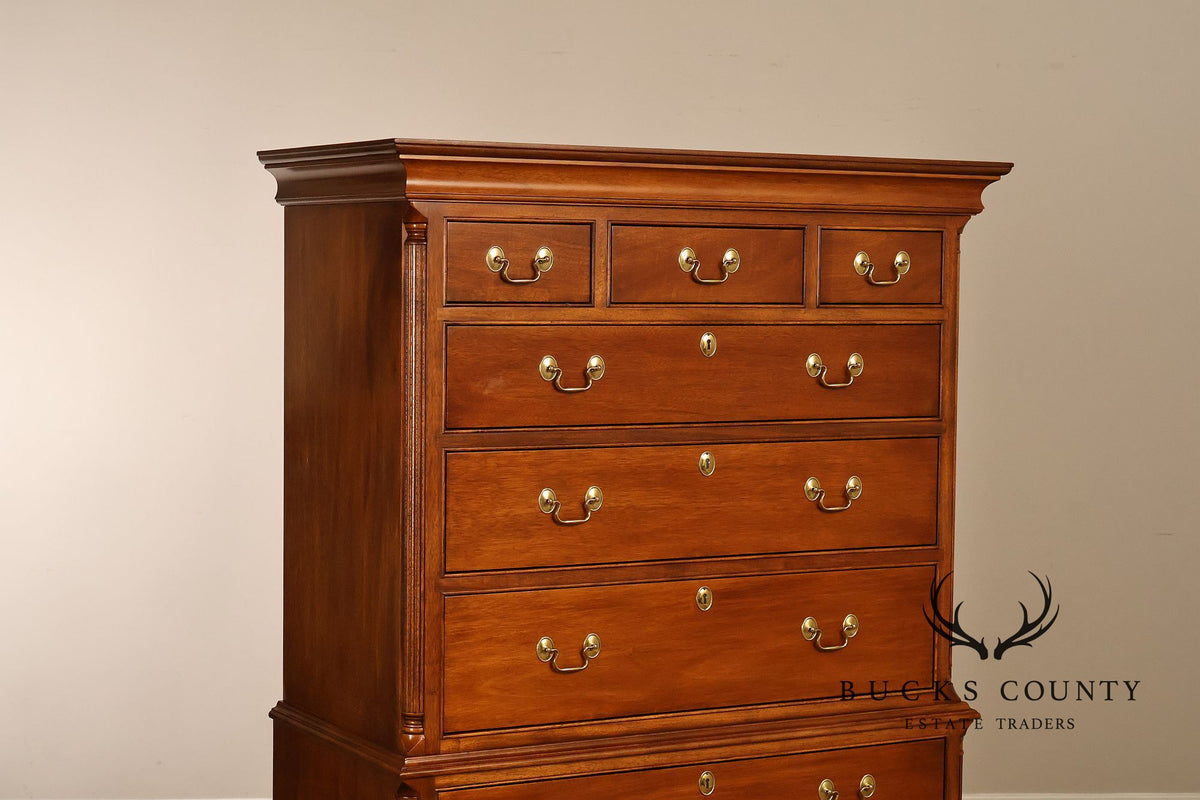 Stickley Chippendale Style Cherry High Chest