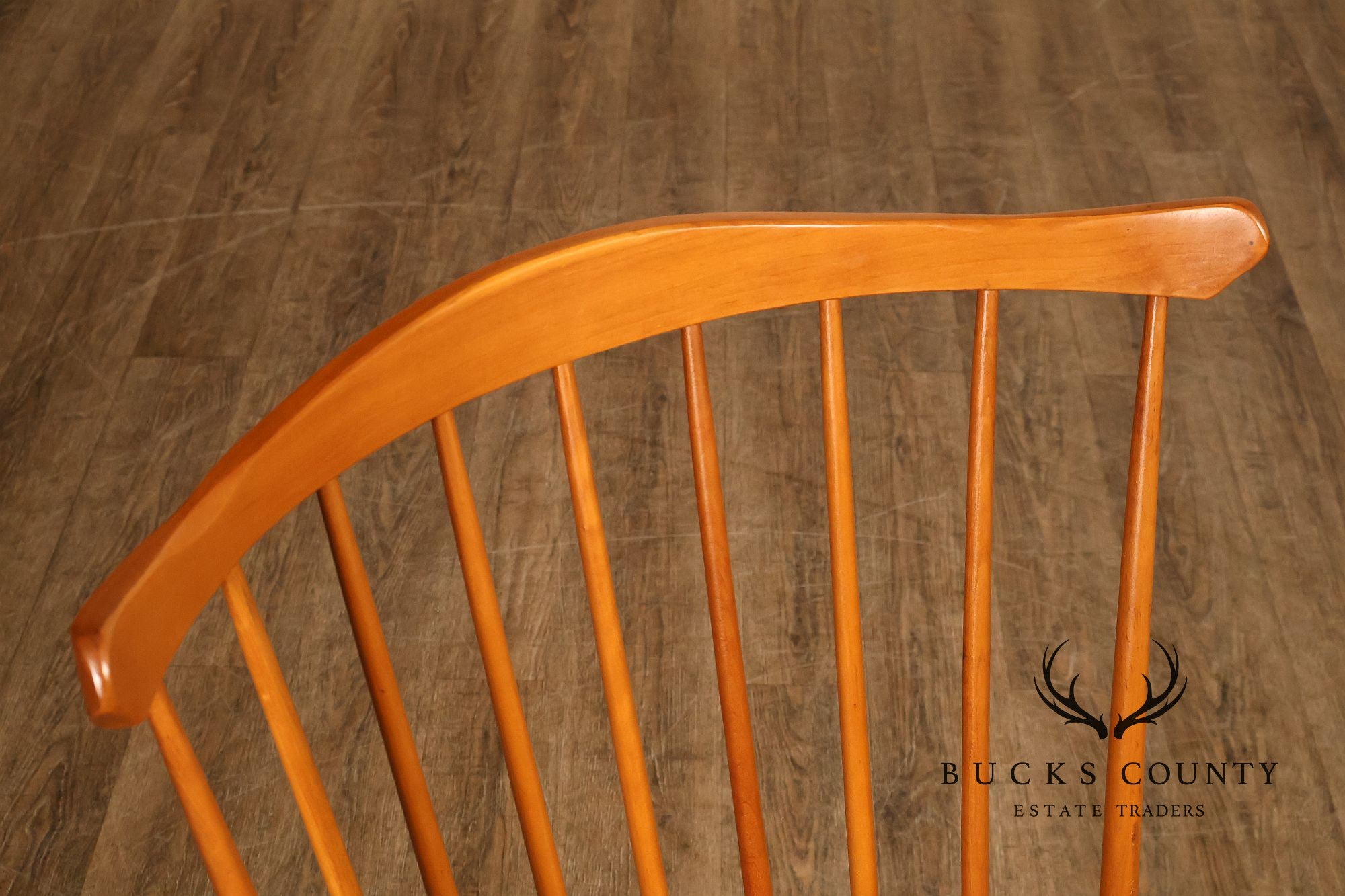 Hunt Country Furniture Set of Six Cherry Windsor Dining Chairs