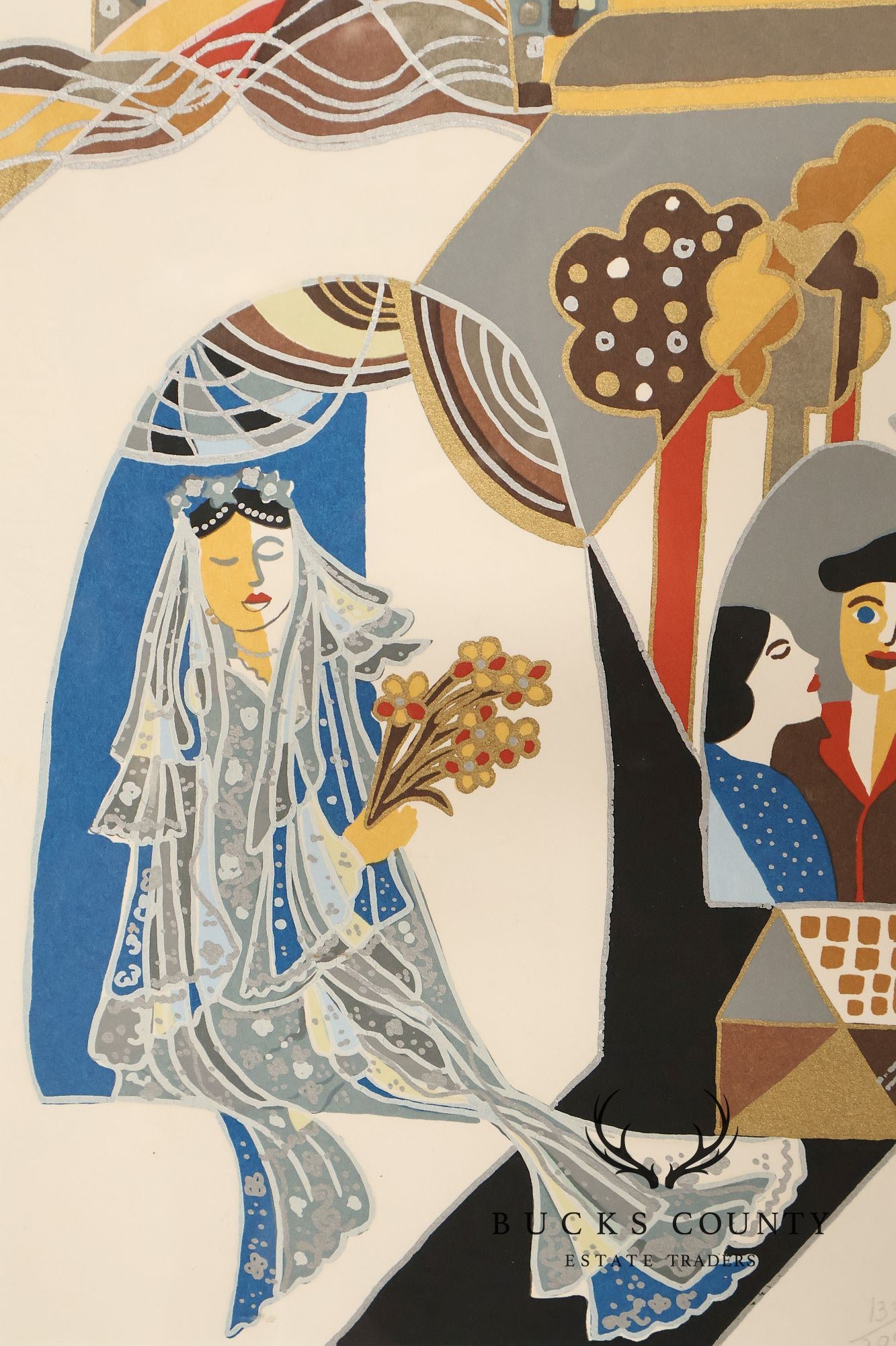Ilan Hasson Post War Limited Edition Print, 'Waiting for Messiah'