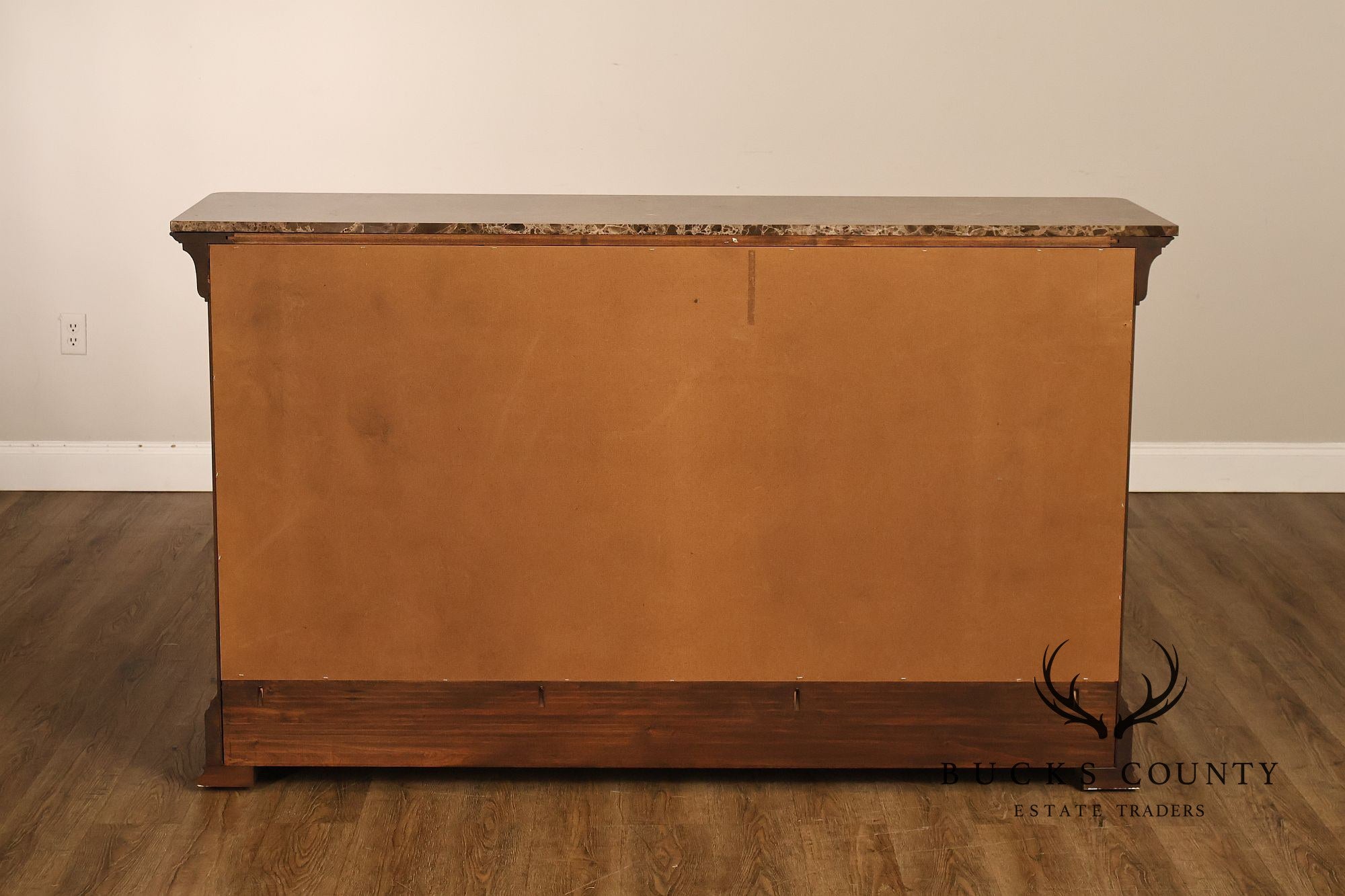 Thomasville King Street Collection Marble Top Four Door Credenza