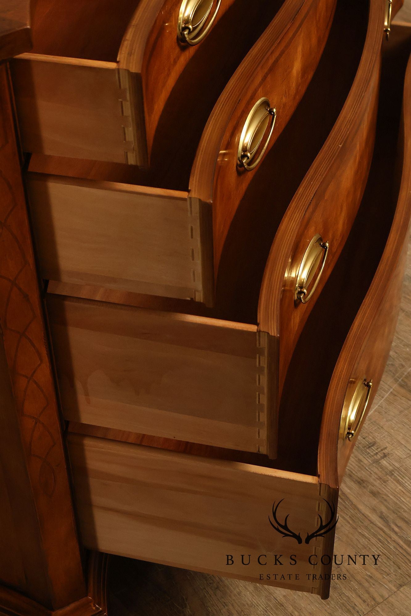 Henredon Aston Court Serpentine Chest of Drawers