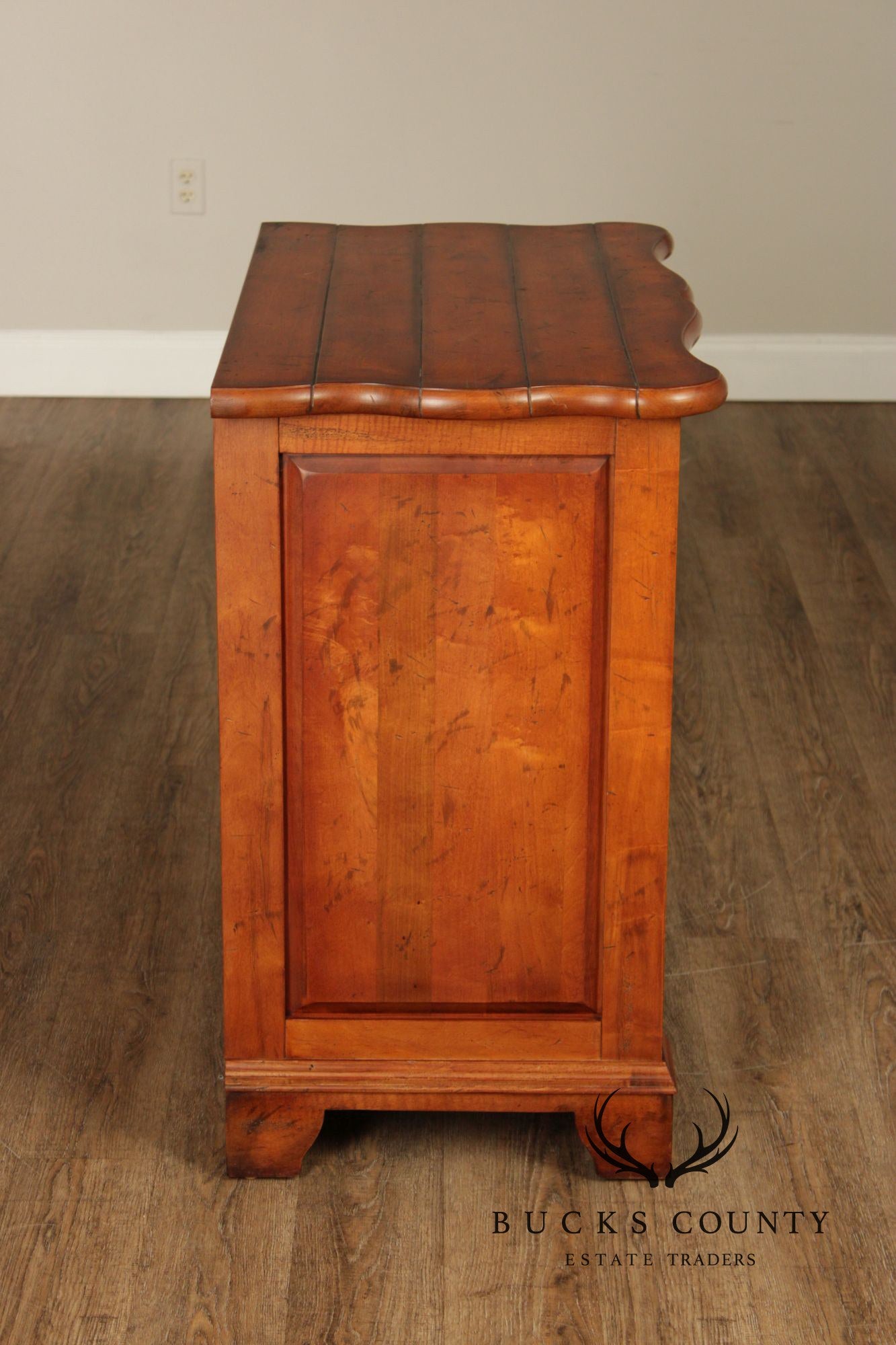 Century Furniture Georgian Style Block Front Bedside Chest