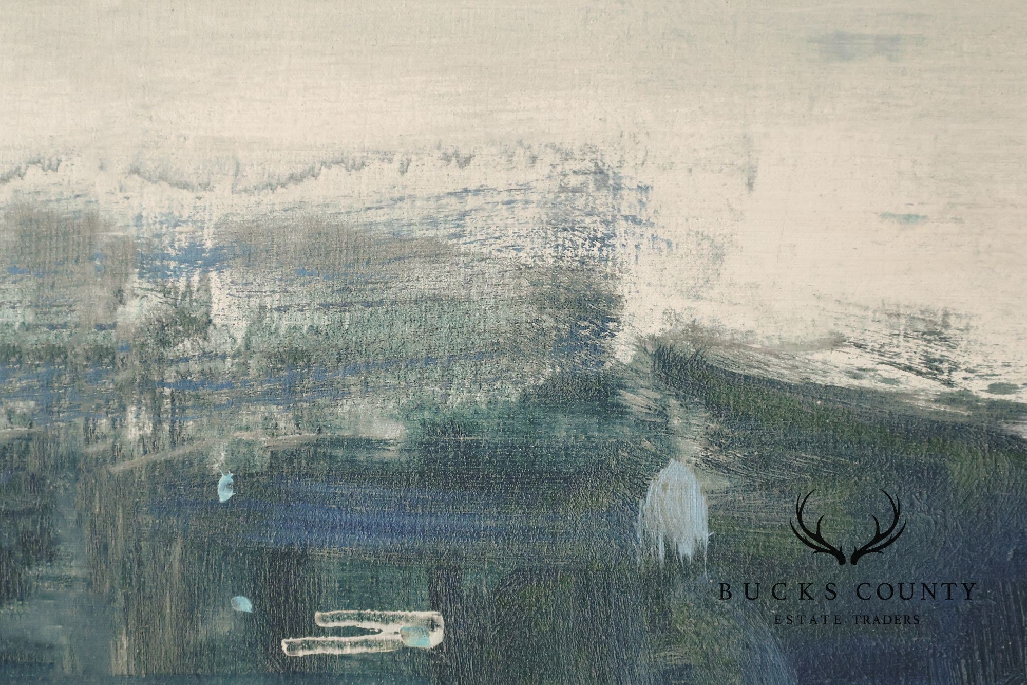 Abstract Ocean Landscape Painting, 'Off the Path'