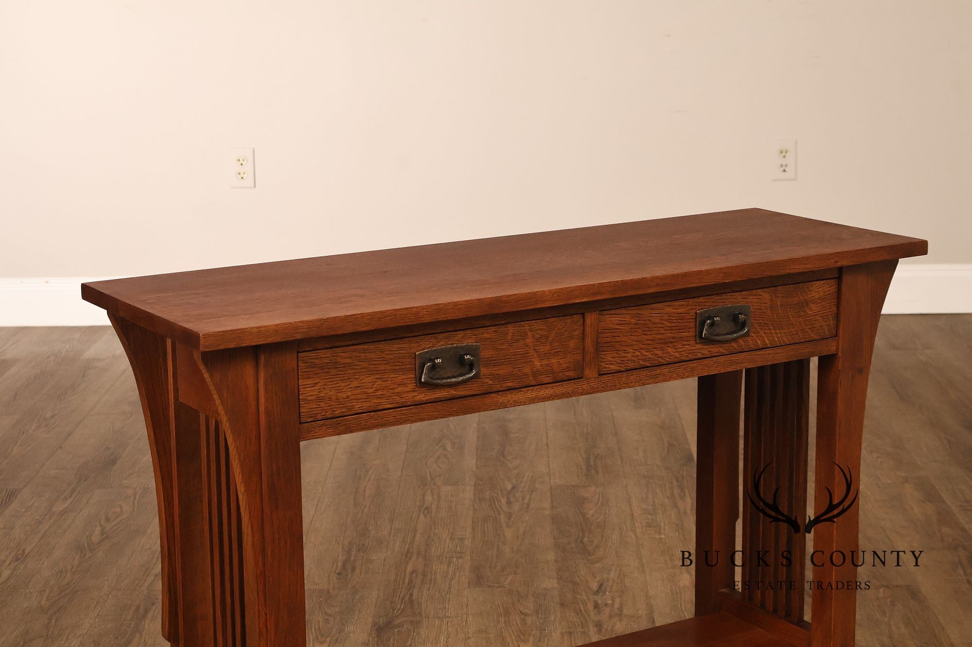 Stickley Mission Collection Oak Console Table