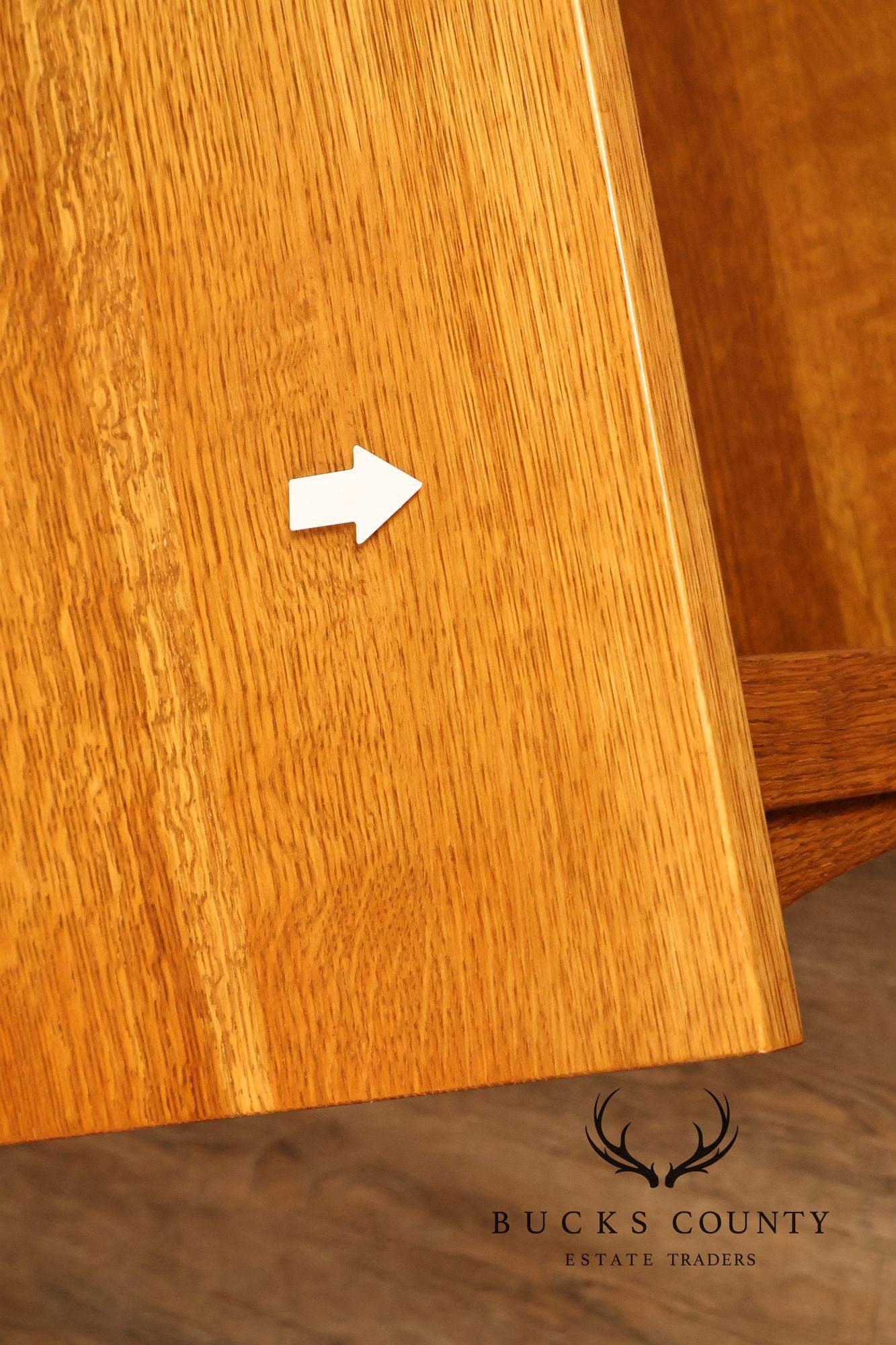 Stickley Mission Collection Oak Spindle Lamp Table