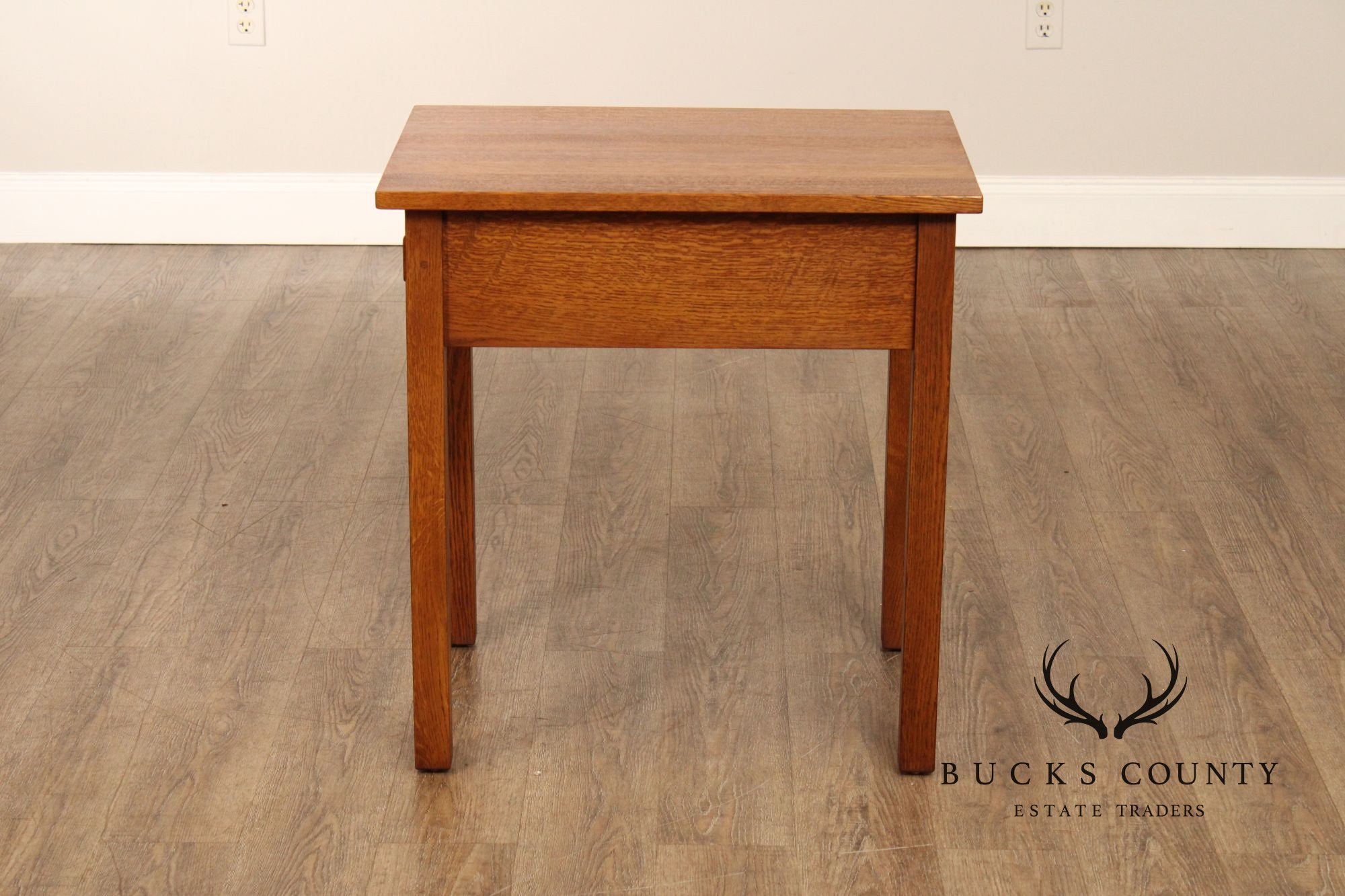 Stickley Mission Collection Oak One Drawer End Table