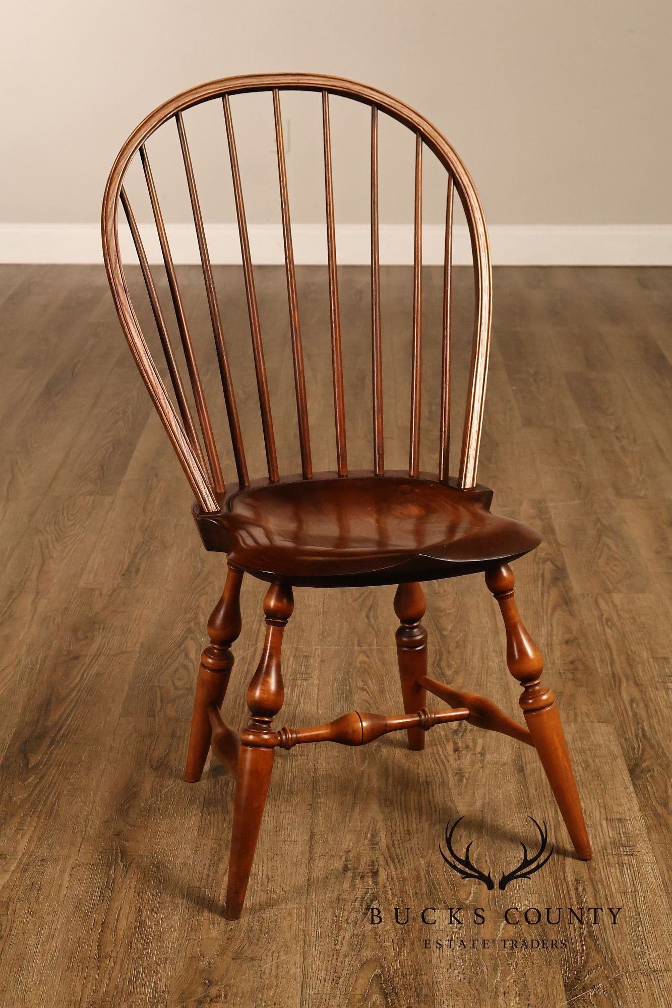 Warren Chairs Works Set of Ten Windsor Dining Chairs