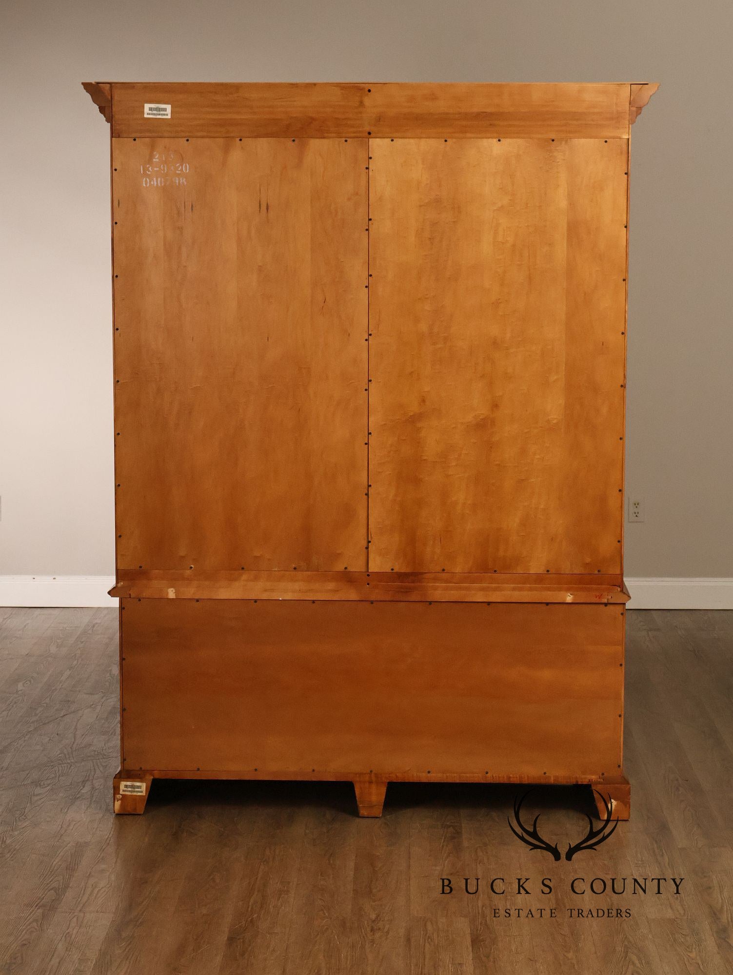 ETHAN ALLEN 'LEGACY' DOUBLE ARCHED BOOKCASE