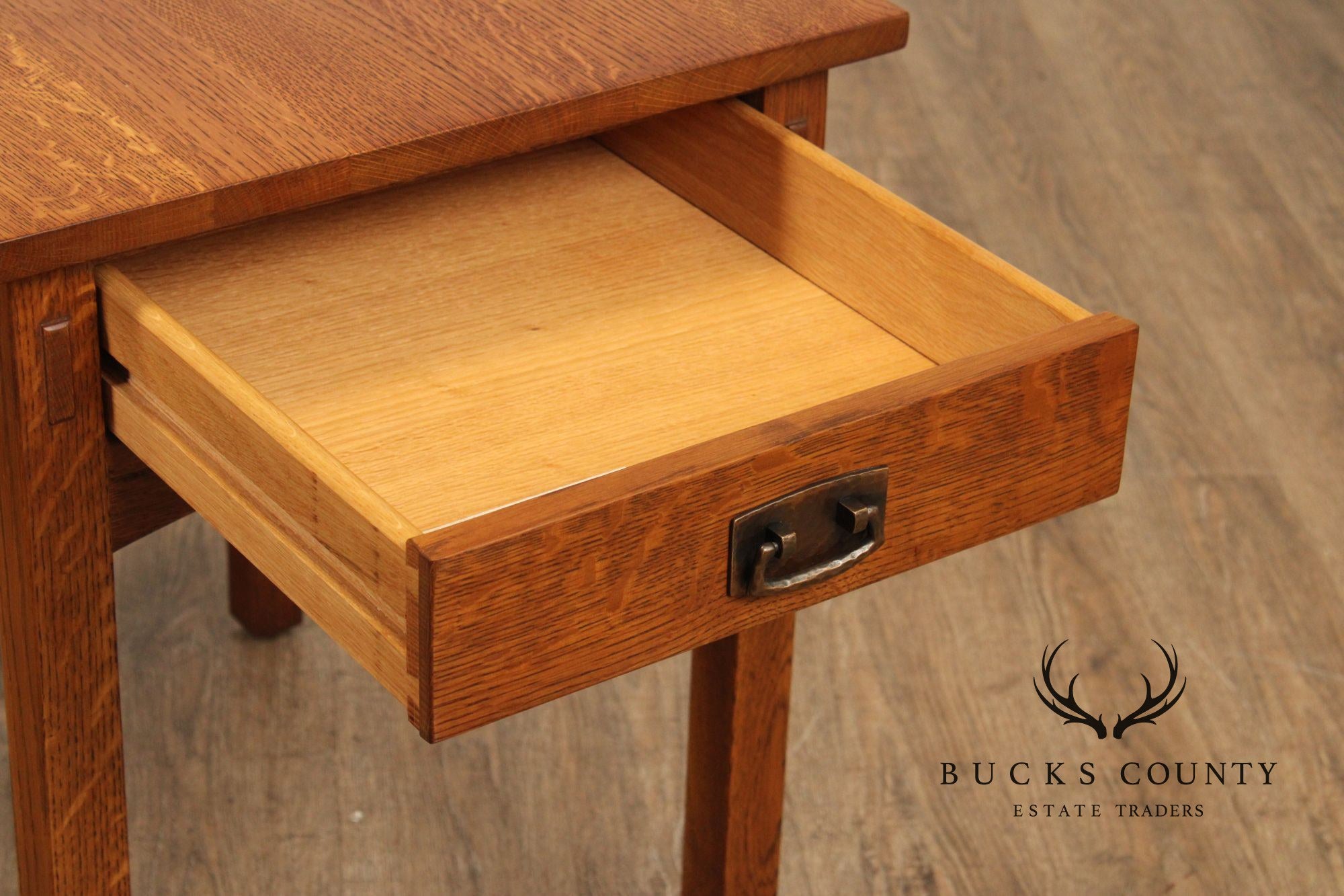 Stickley Mission Collection Oak One Drawer End Table