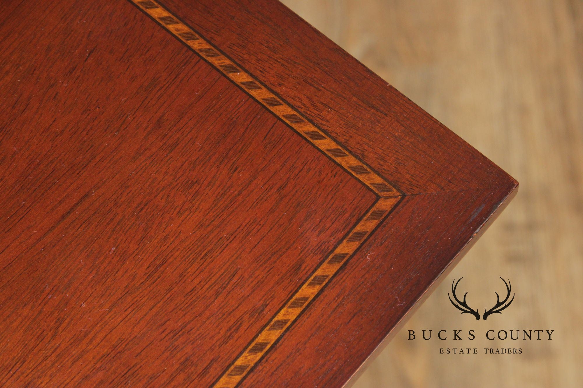 Colony Furniture Regency Style Inlaid Mahogany Nesting Tables