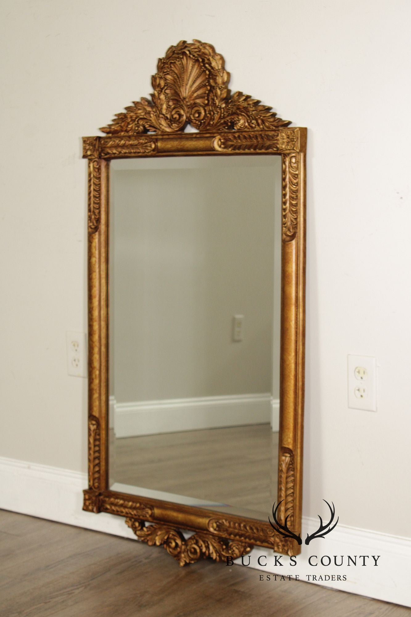 Rococo Style Gilt Carved Wall Mirror
