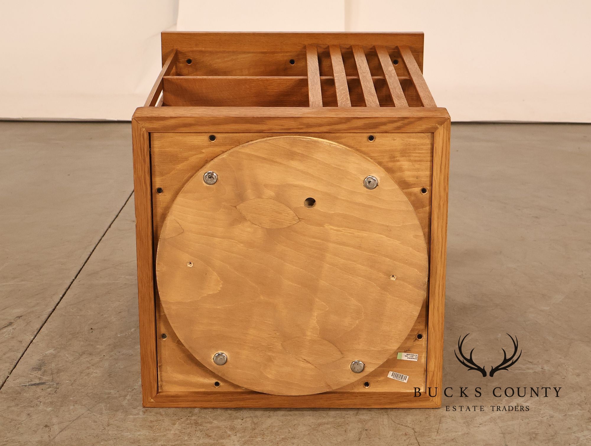 Stickley Mission Collection Oak Spindle Revolving Bookcase