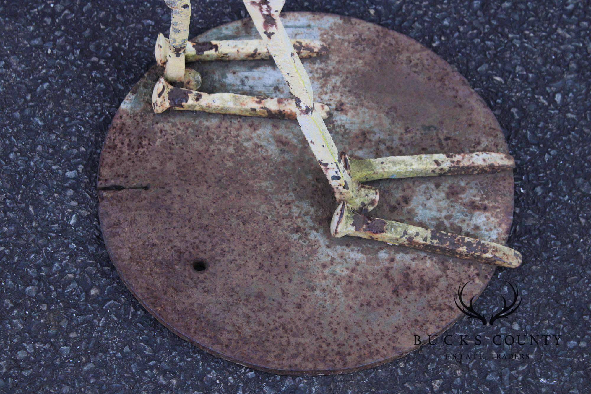 Industrial Metal Rooster Sculpture Garden Statue