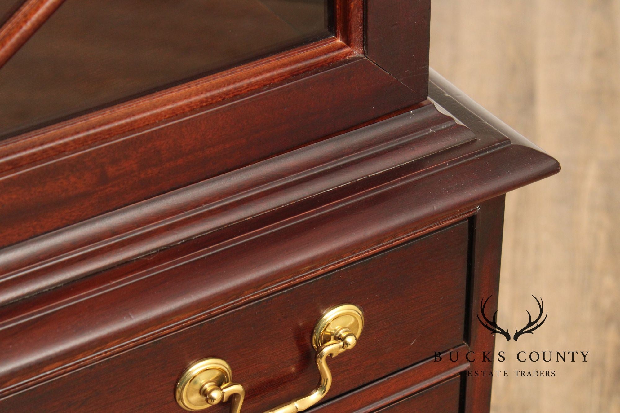Hickory Chair Winterthur Country Estate Collection Mahogany Bookcase Cabinet