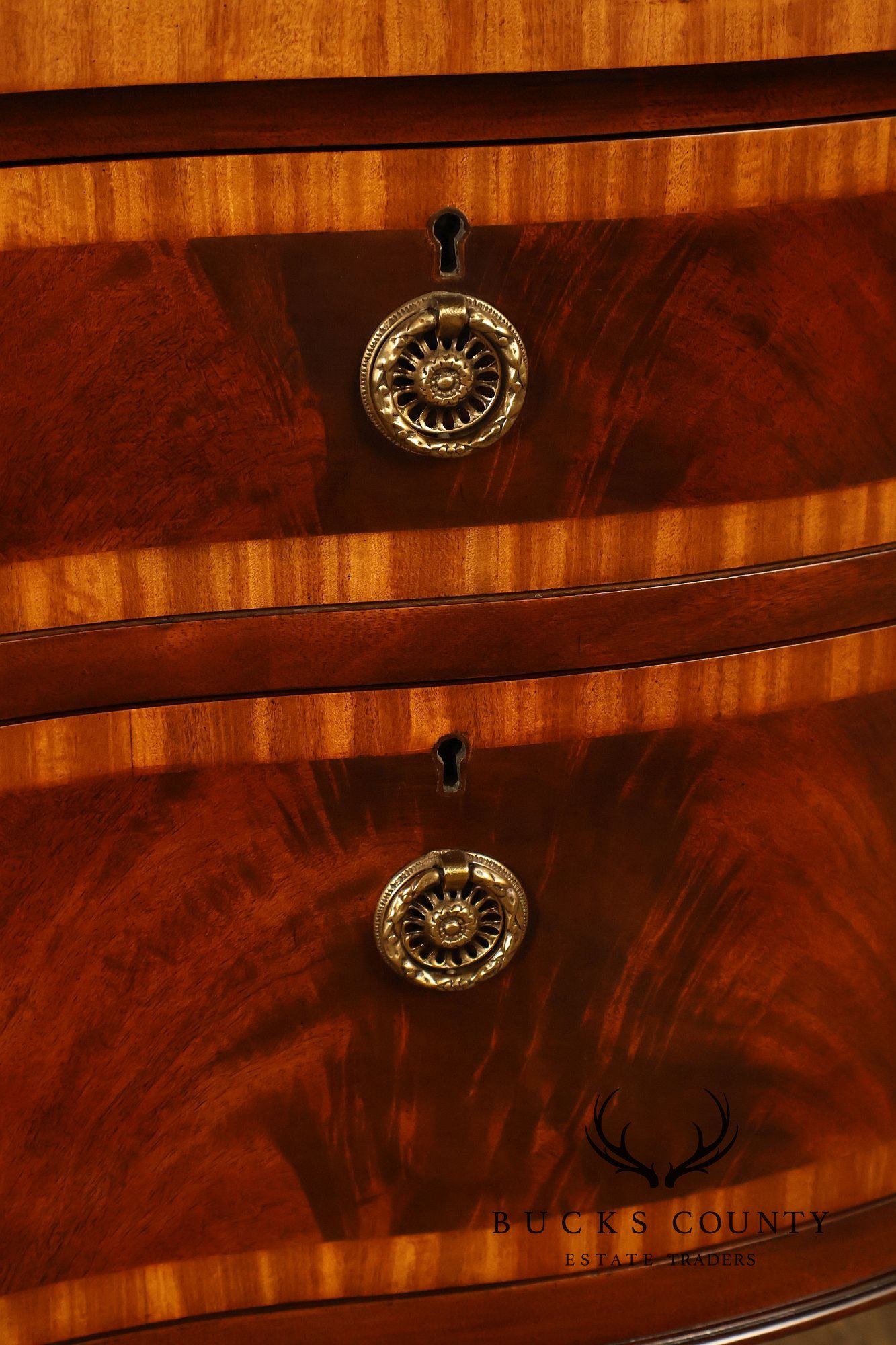 Karges Federal Style Inlaid Mahogany Sideboard