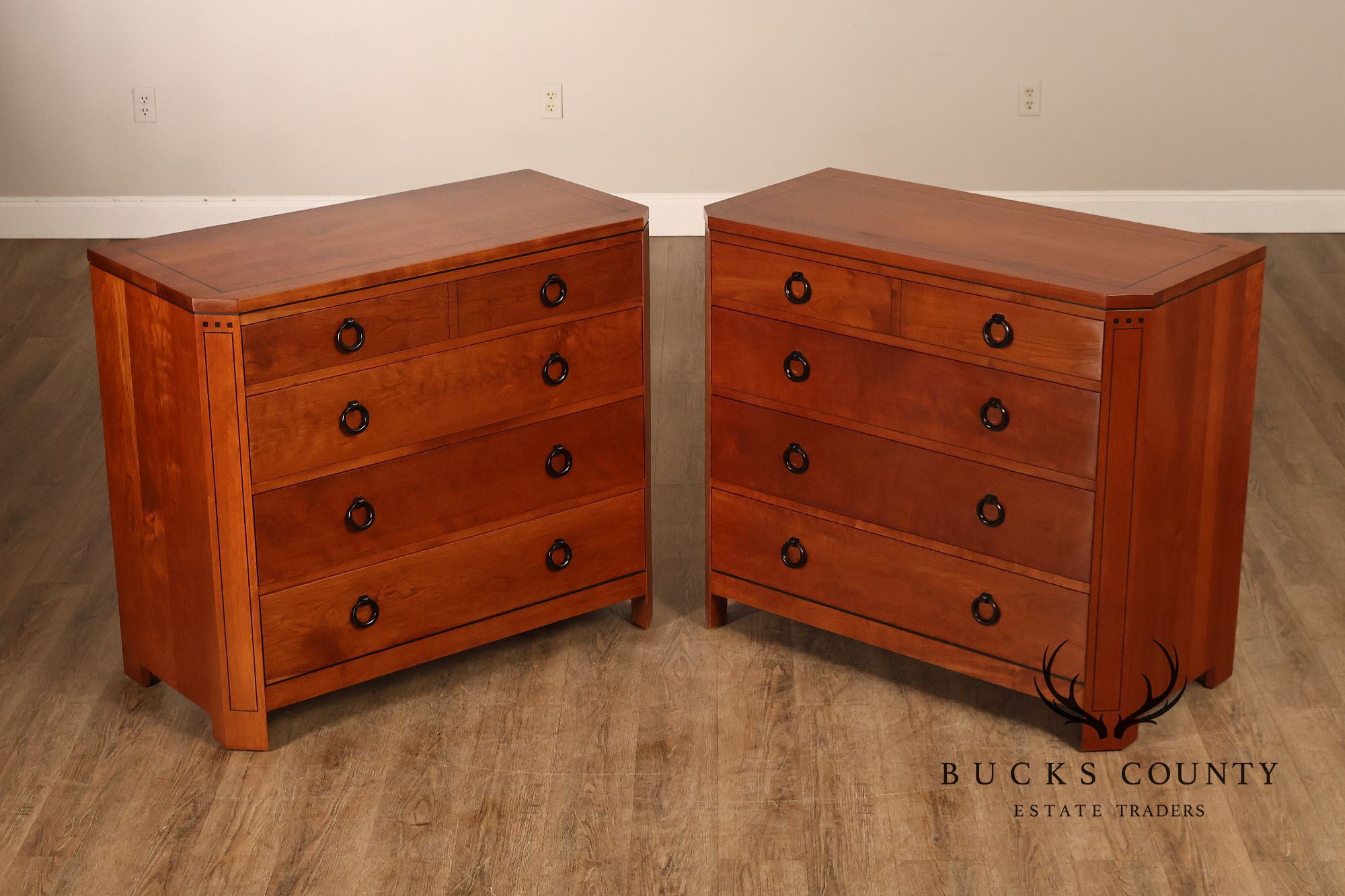 Stickley 21st Century Collection Pair of Cherry Chests