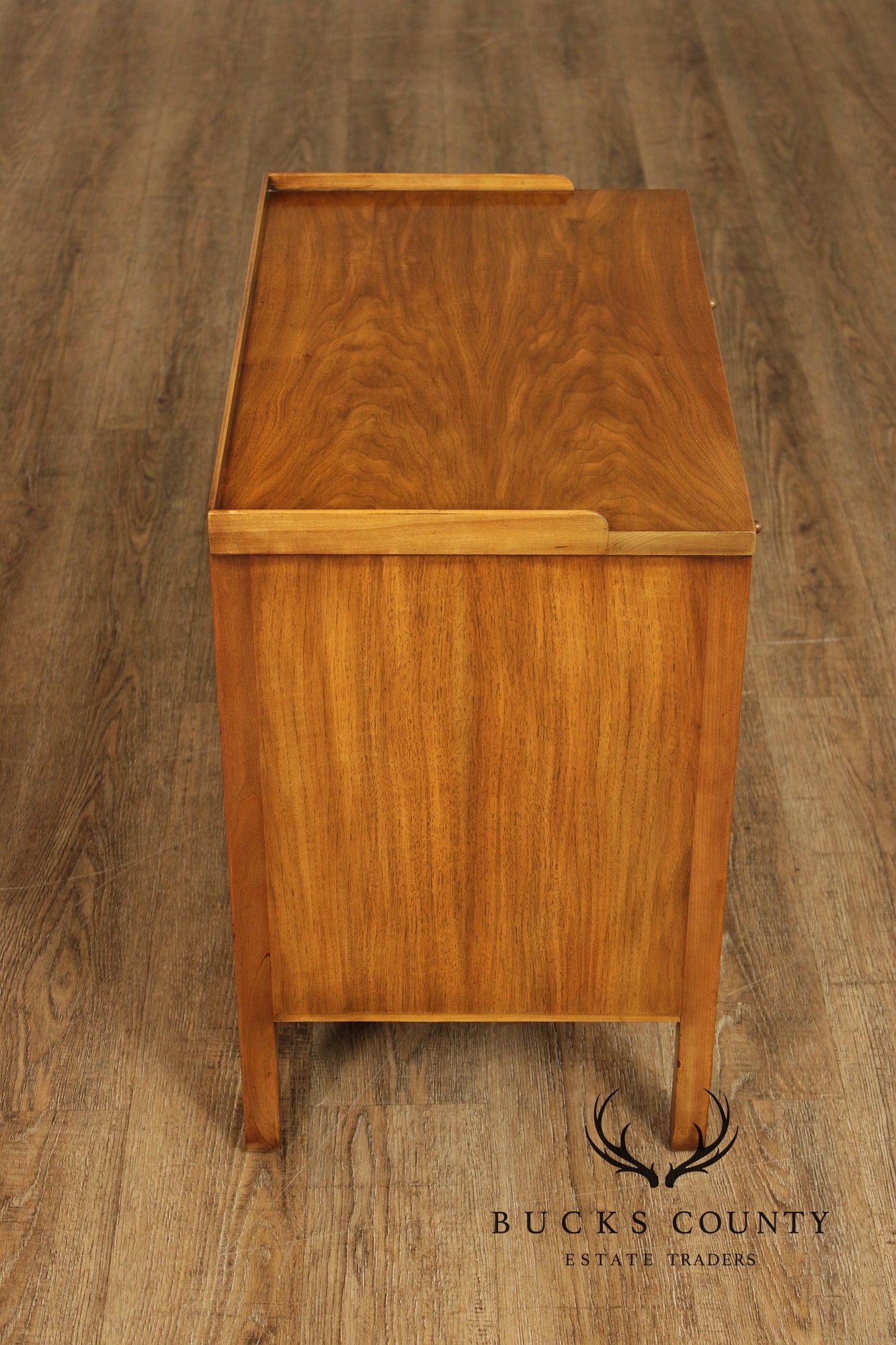 John Widdicomb Mid Century Modern Walnut Nightstand