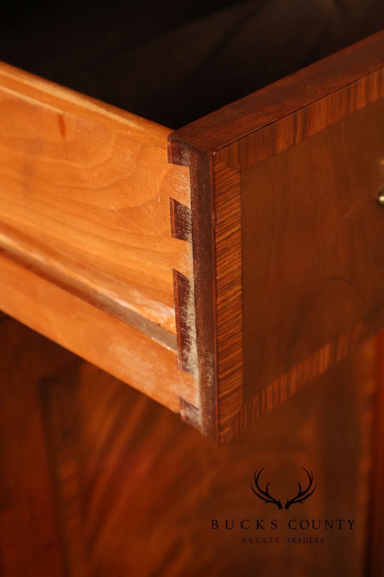 Stickley Traditional Mahogany Flip-Top Server Cabinet