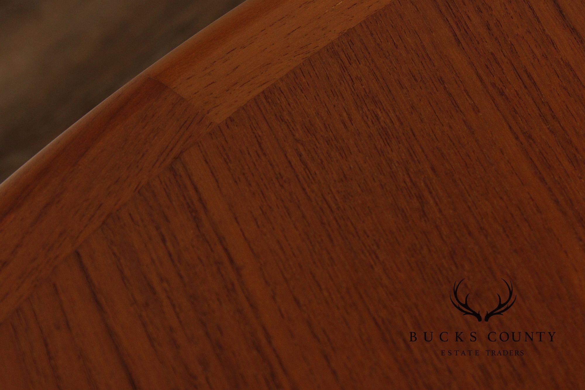 Ansager Møbler Danish Teak Pedestal Dining Table With Two Leaves