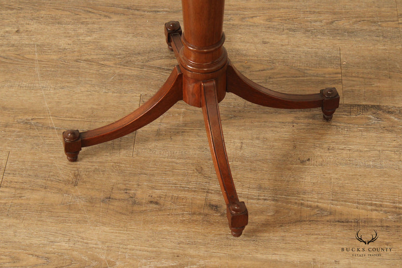 Regency Style Antique Mahogany Narrow Pembroke Side Table