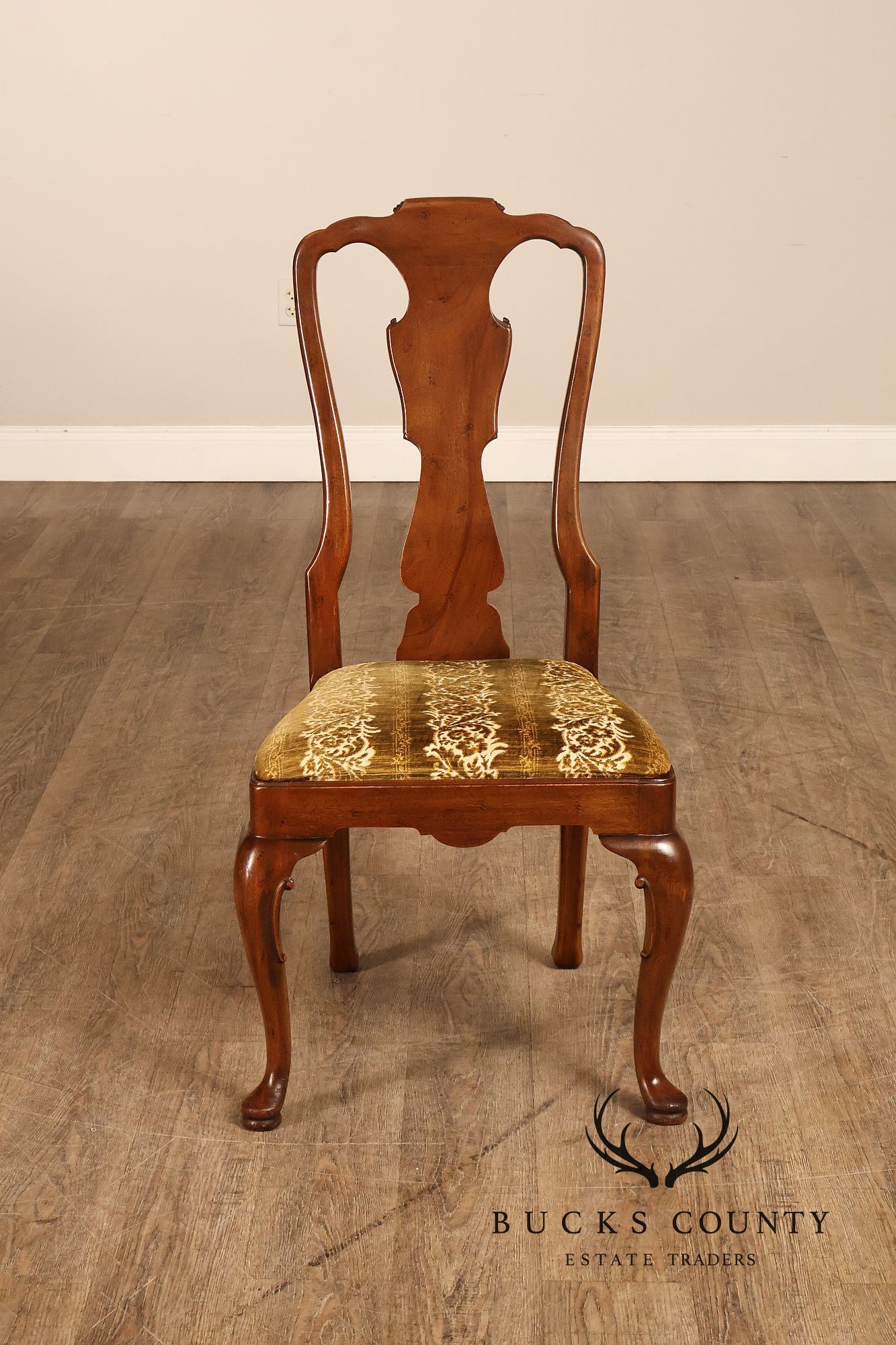 Henredon '18th Century Portfolio' Set Of Six Walnut Dining Chairs