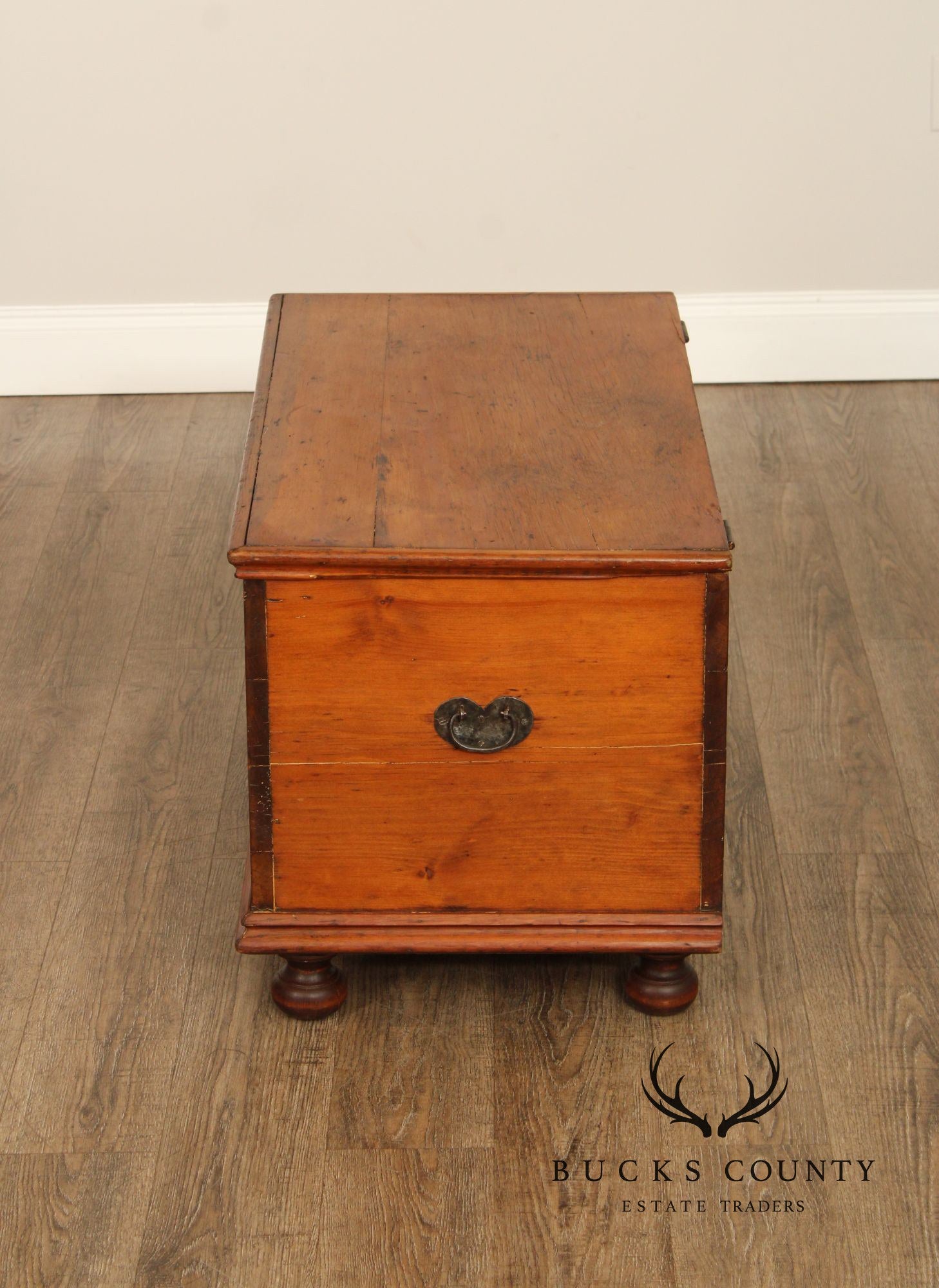 Antique American Pine Blanket Chest