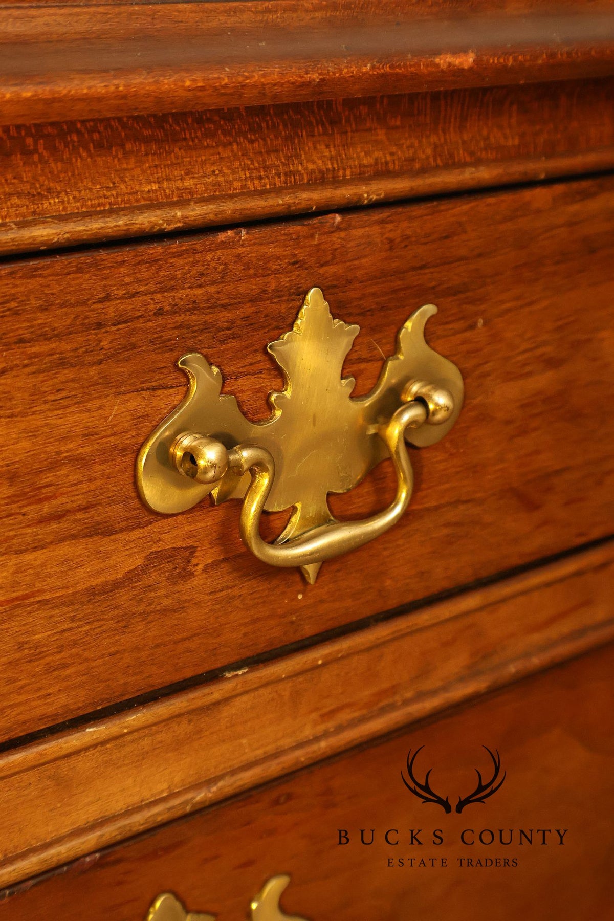 Stickley Chippendale Style Cherry Chest Of Drawers