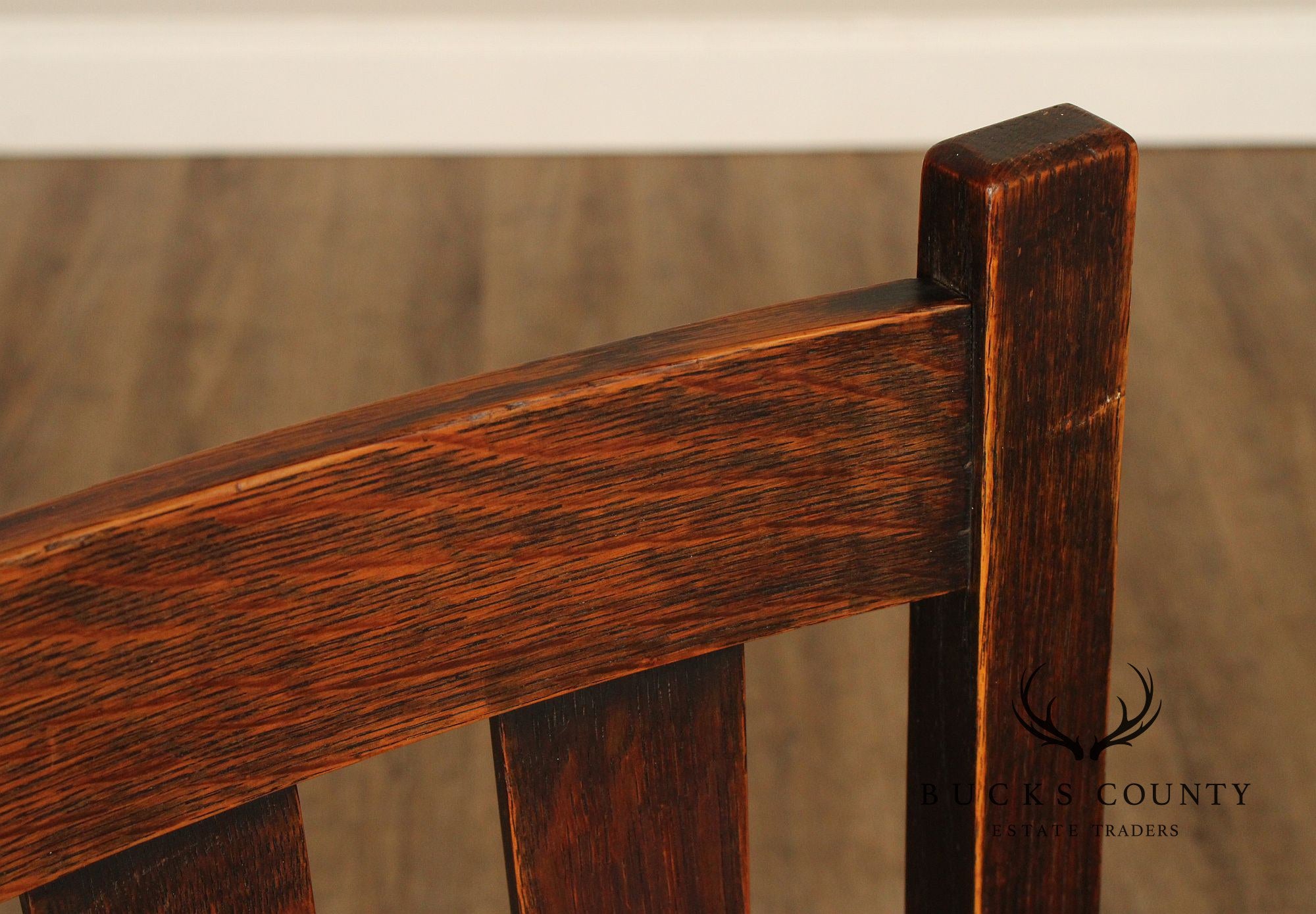 Antique Stickley Brothers Mission Oak Armchair