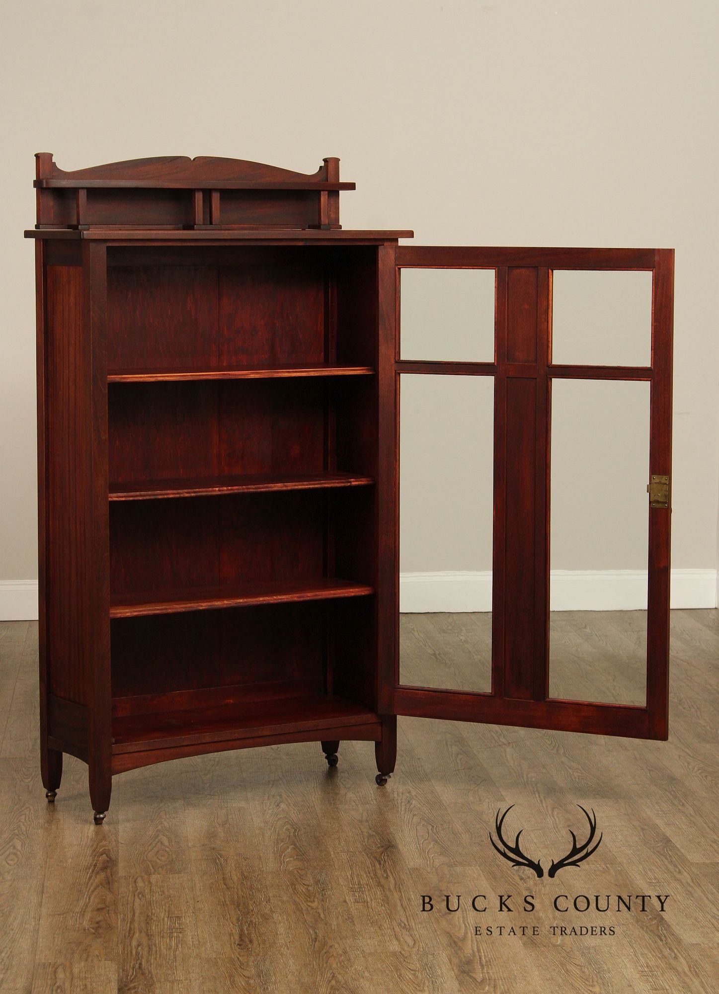 Shop of the Crafters Antique Arts & Crafts Mahogany Bookcase