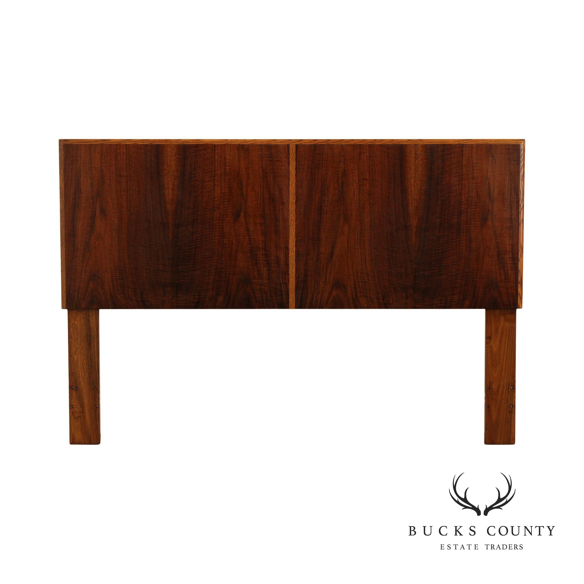Lane Mid Century Modern Walnut Queen Headboard