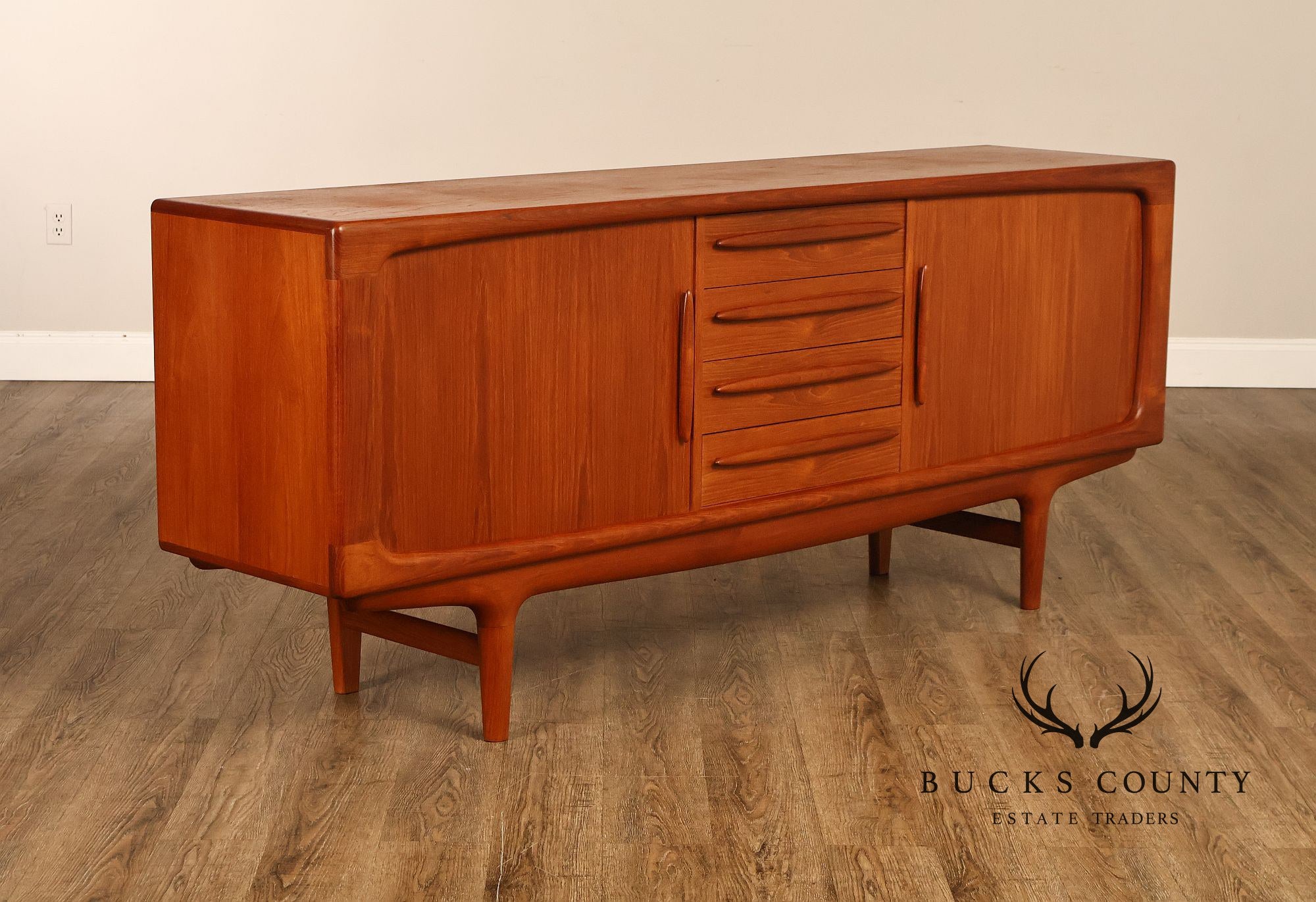 Falster Danish Modern Teak Credenza