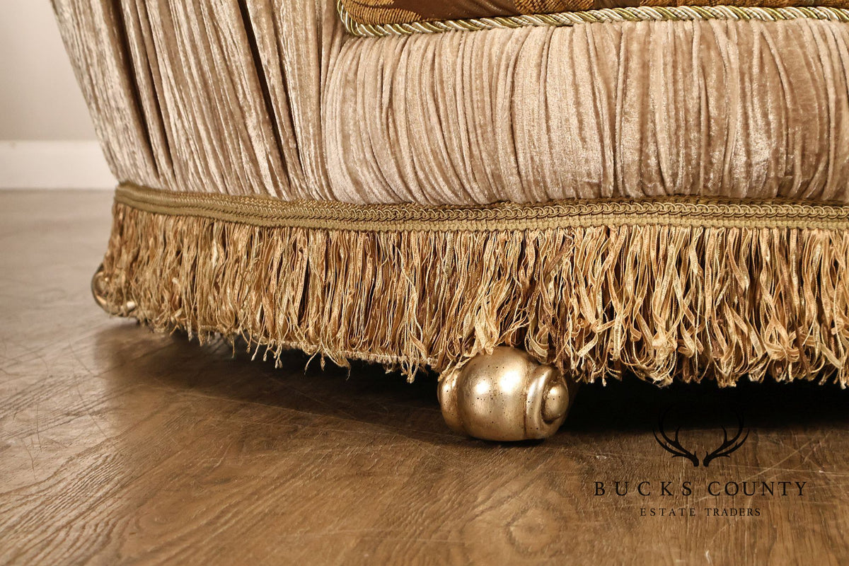 Italian Renaissance Style Upholstered Sofa