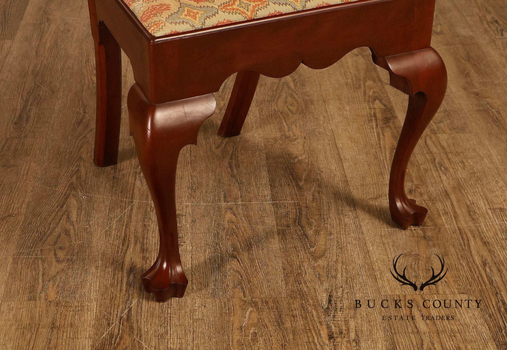 Irion Company Queen Anne Style Cherry Dining Chairs Set Of Six
