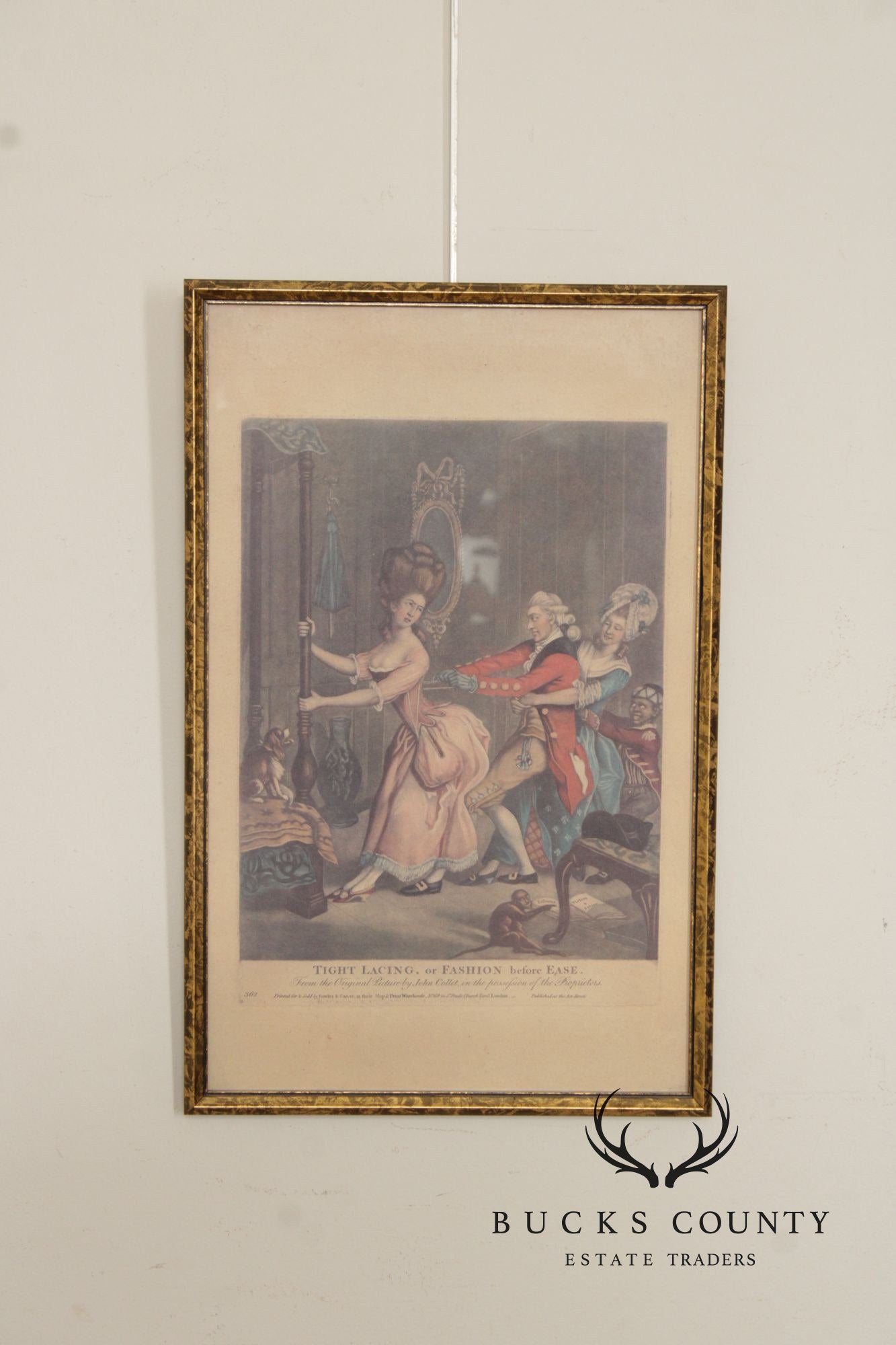 John Collet Framed Print, 'Tight Lacing, or Fashion Before Ease'