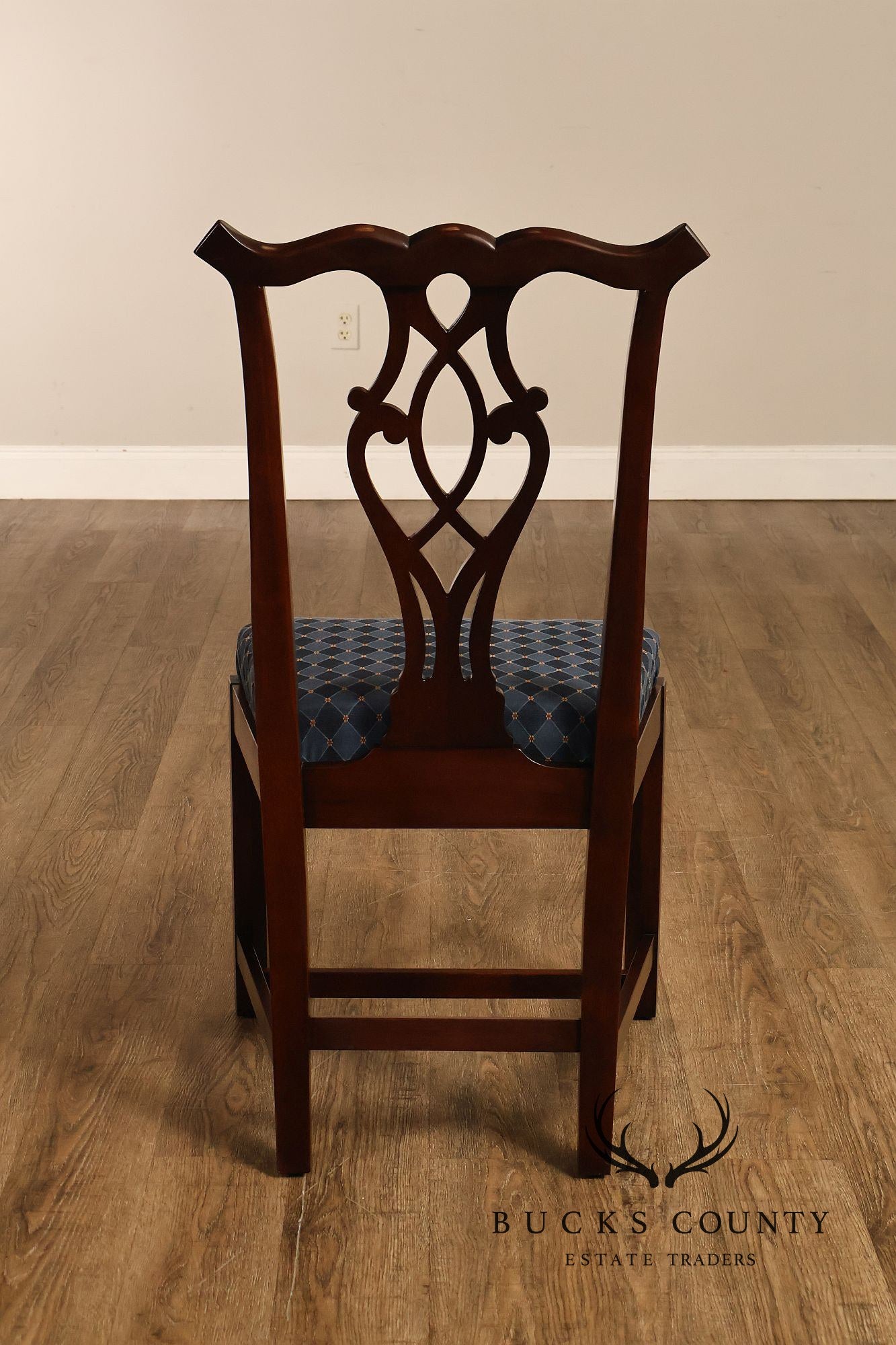 Pennsylvania House Chippendale Style Mahogany Set of 8 Dining Chairs