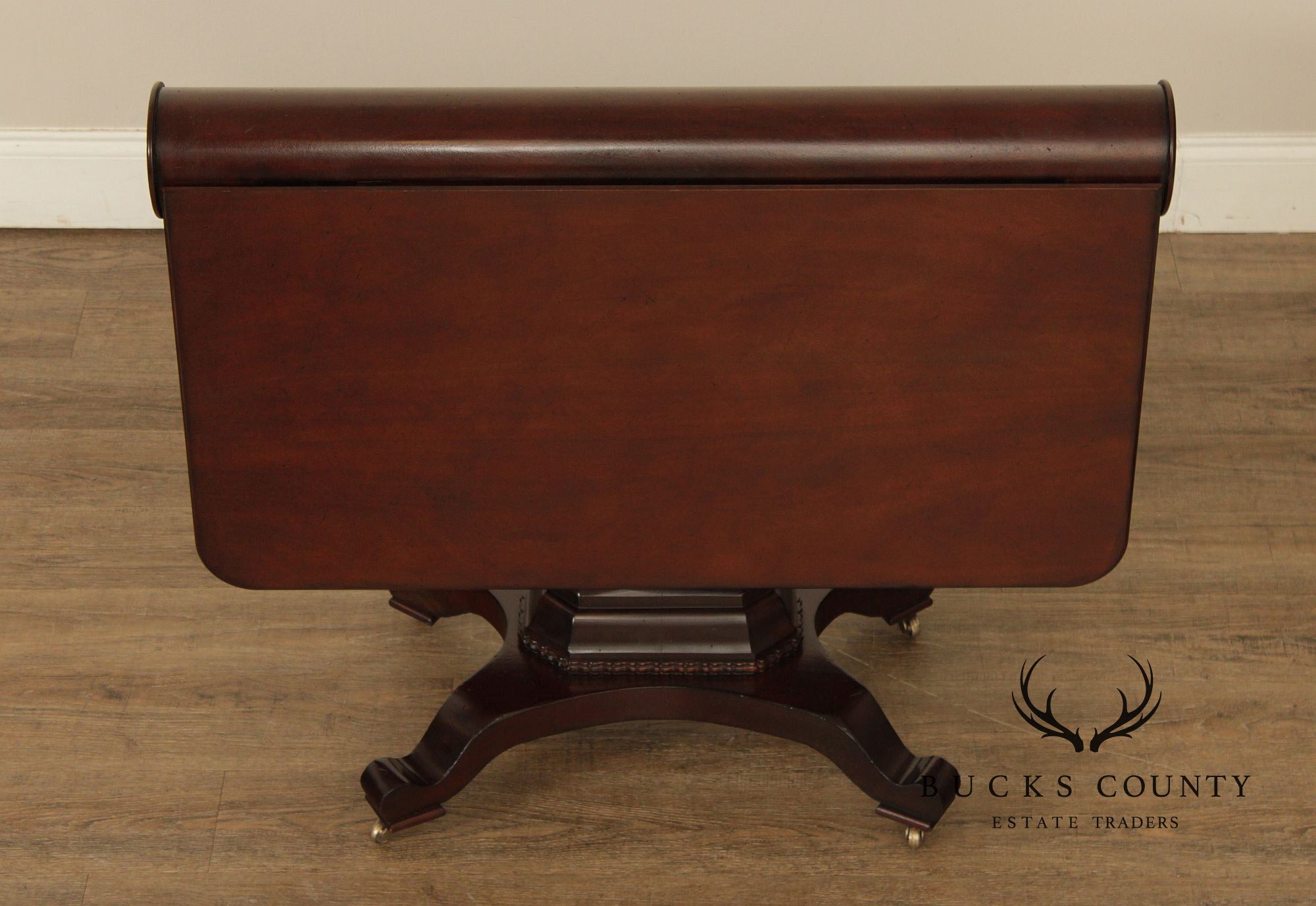 Century Oscar De La Renta Designed Mahogany Drop Leaf Table