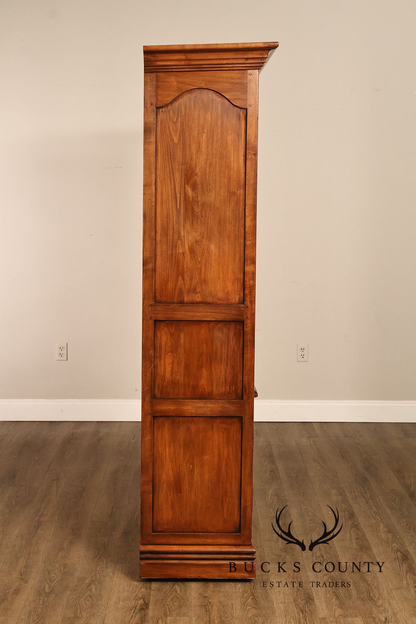 Guy Chaddock Furniture Pair Of Tall Open Bookcases With Two Door Cabinets
