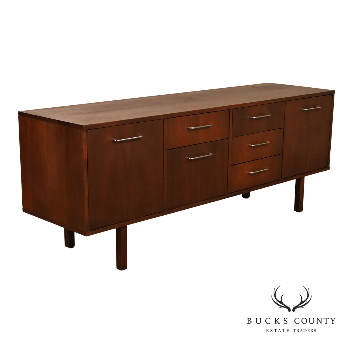 Mid Century Modern Walnut Credenza