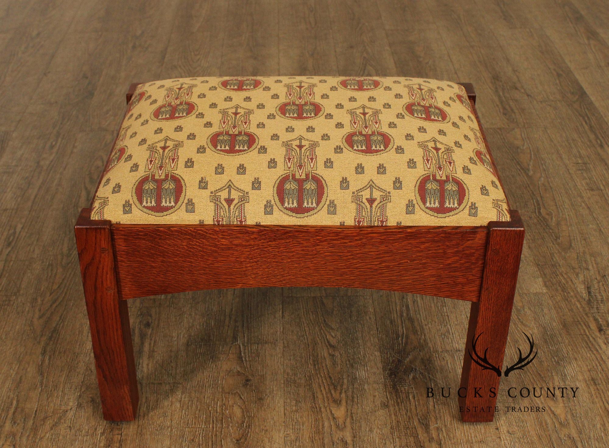 Stickley Mission Collection Oak Footstool