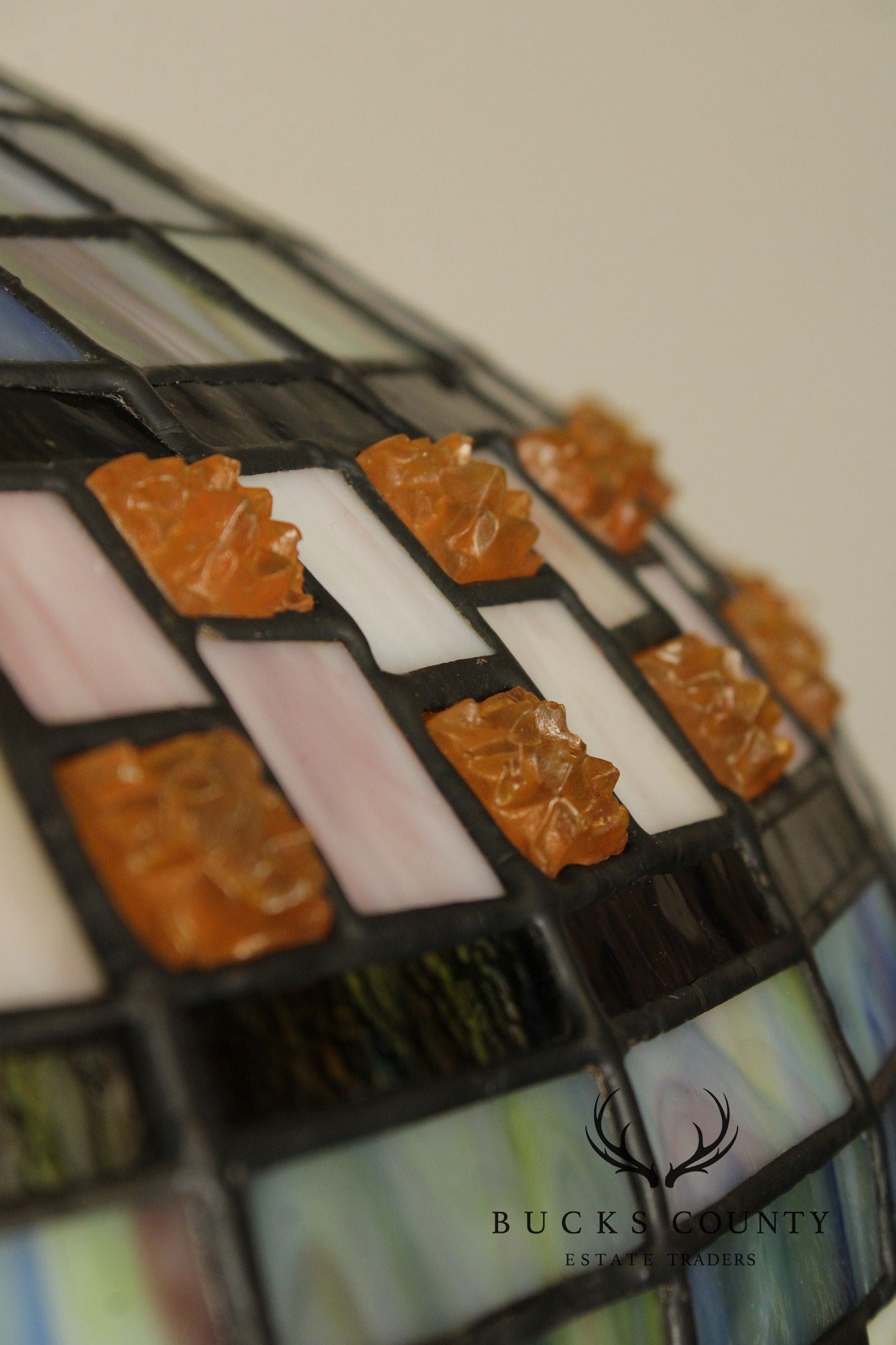 Tiffany Style Art Glass Floor Lamp
